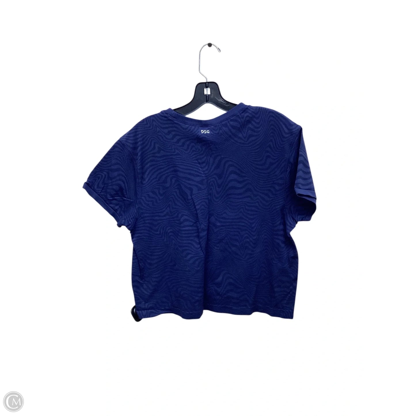 Top Short Sleeve By Dsg Outerwear In Navy, Size: L