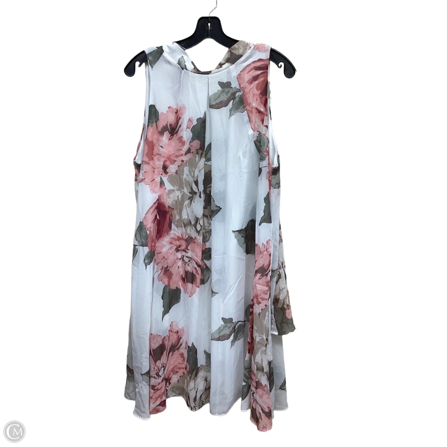 Dress Casual Short By Robbie Bee In Floral Print, Size: 16