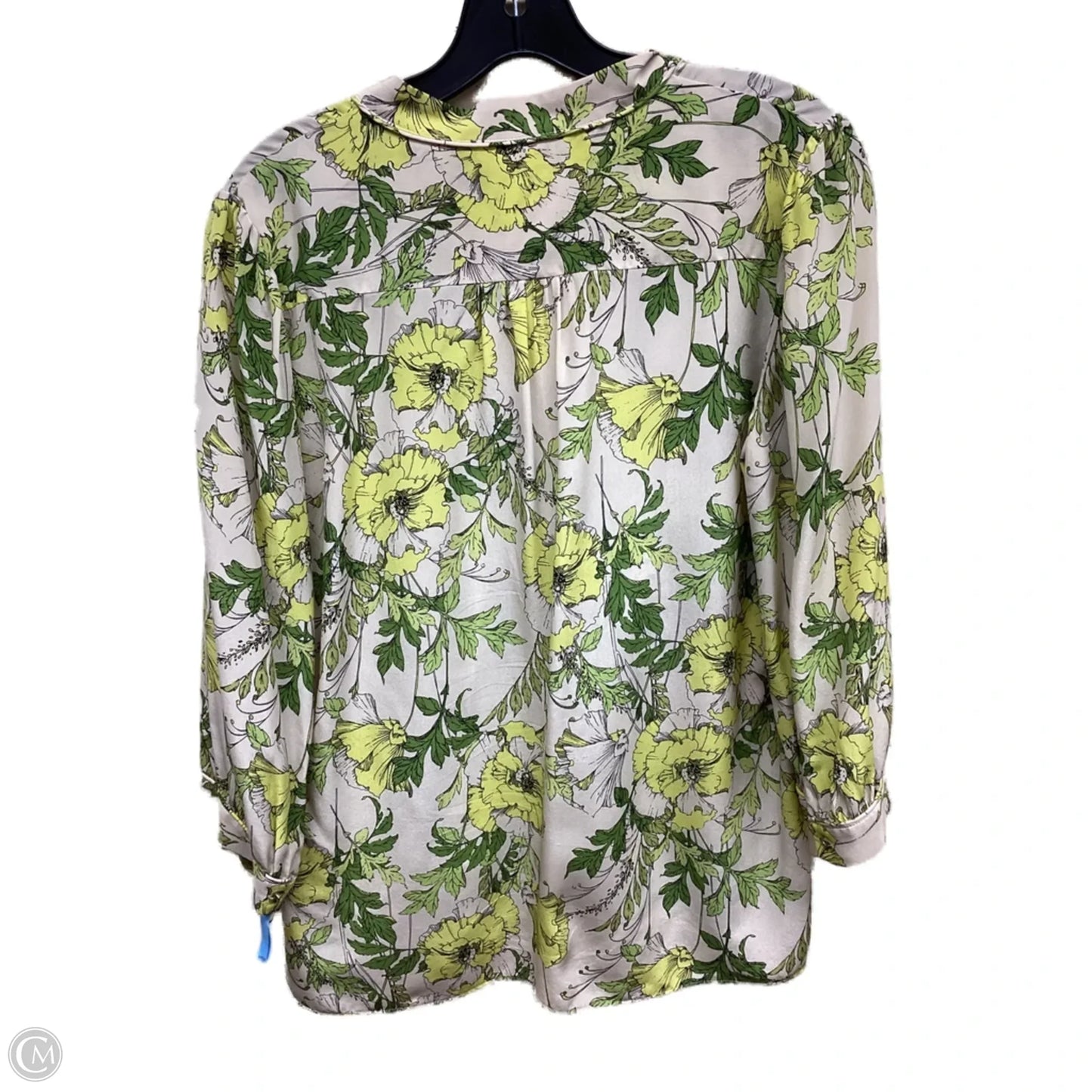 Top Long Sleeve By Banana Republic In Floral Print