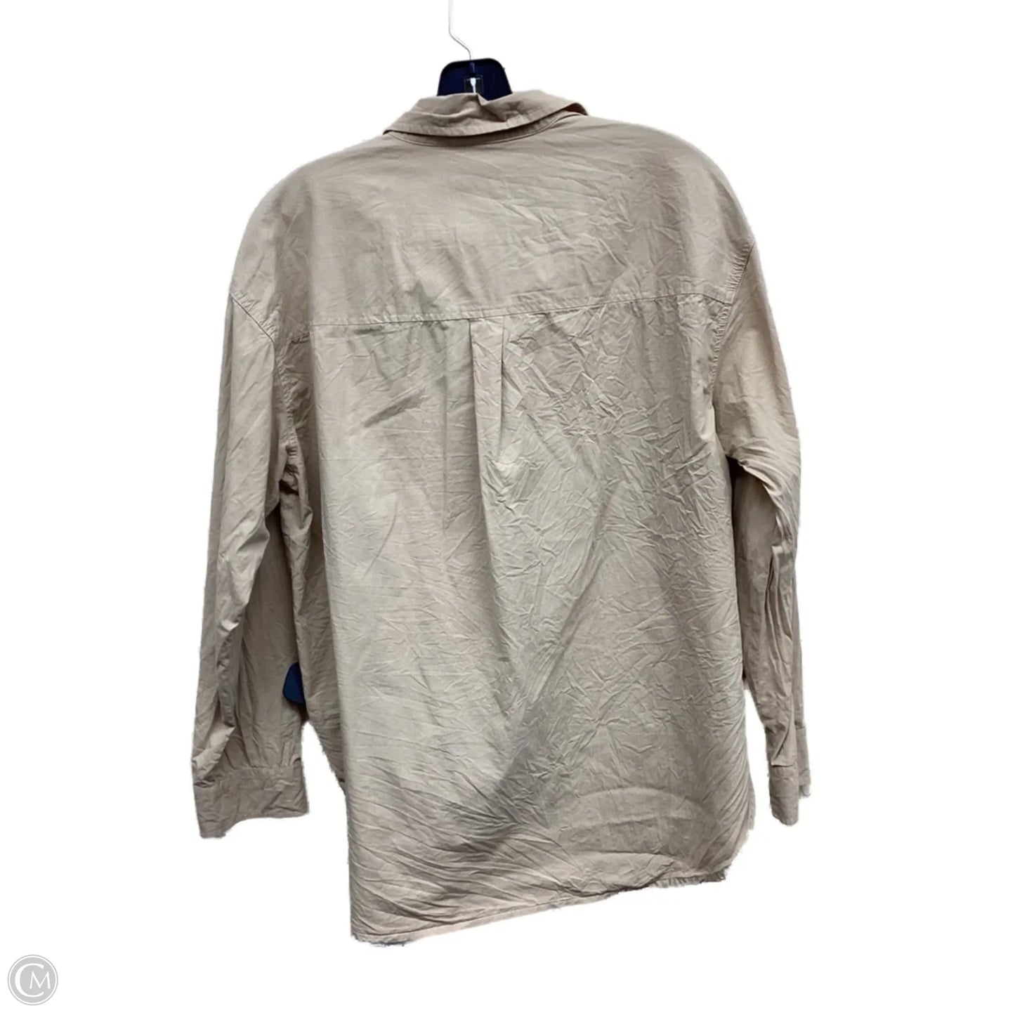 Top Long Sleeve By Universal Thread In Tan, Size: M