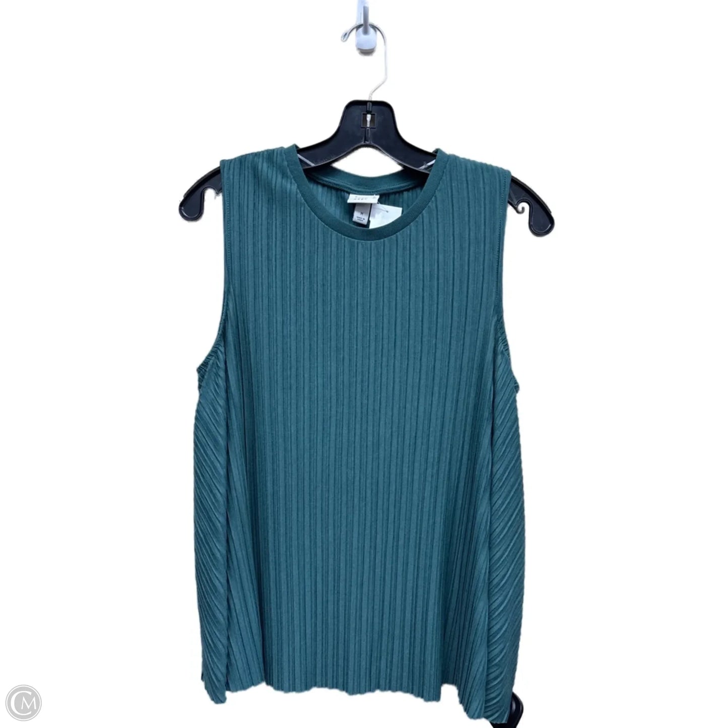 Top Sleeveless By A New Day In Green, Size: M