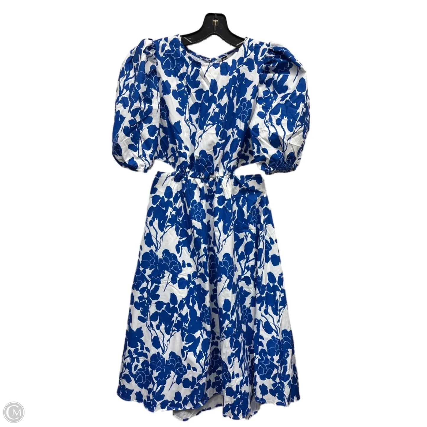 Dress Casual Midi By H&m In Black & White, Size: S