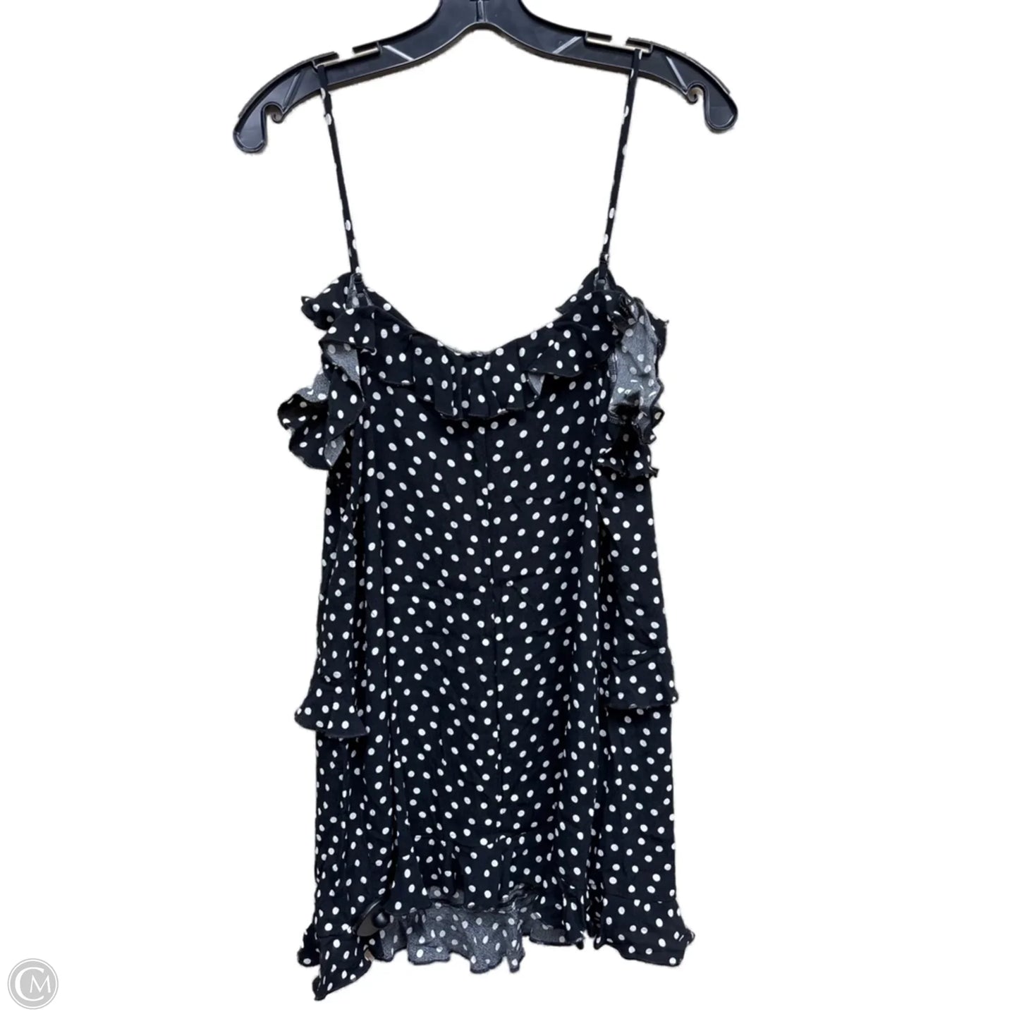 Dress Casual Short By H&m In Polkadot Pattern, Size: M