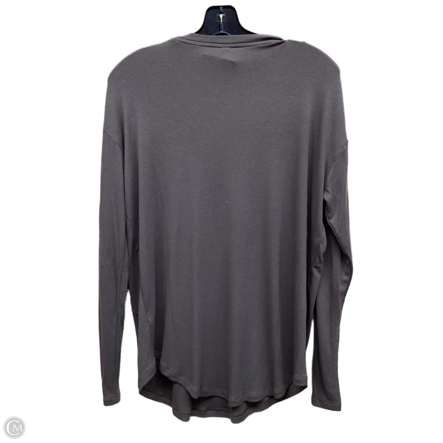 Top Long Sleeve By Athleta In Grey, Size: M