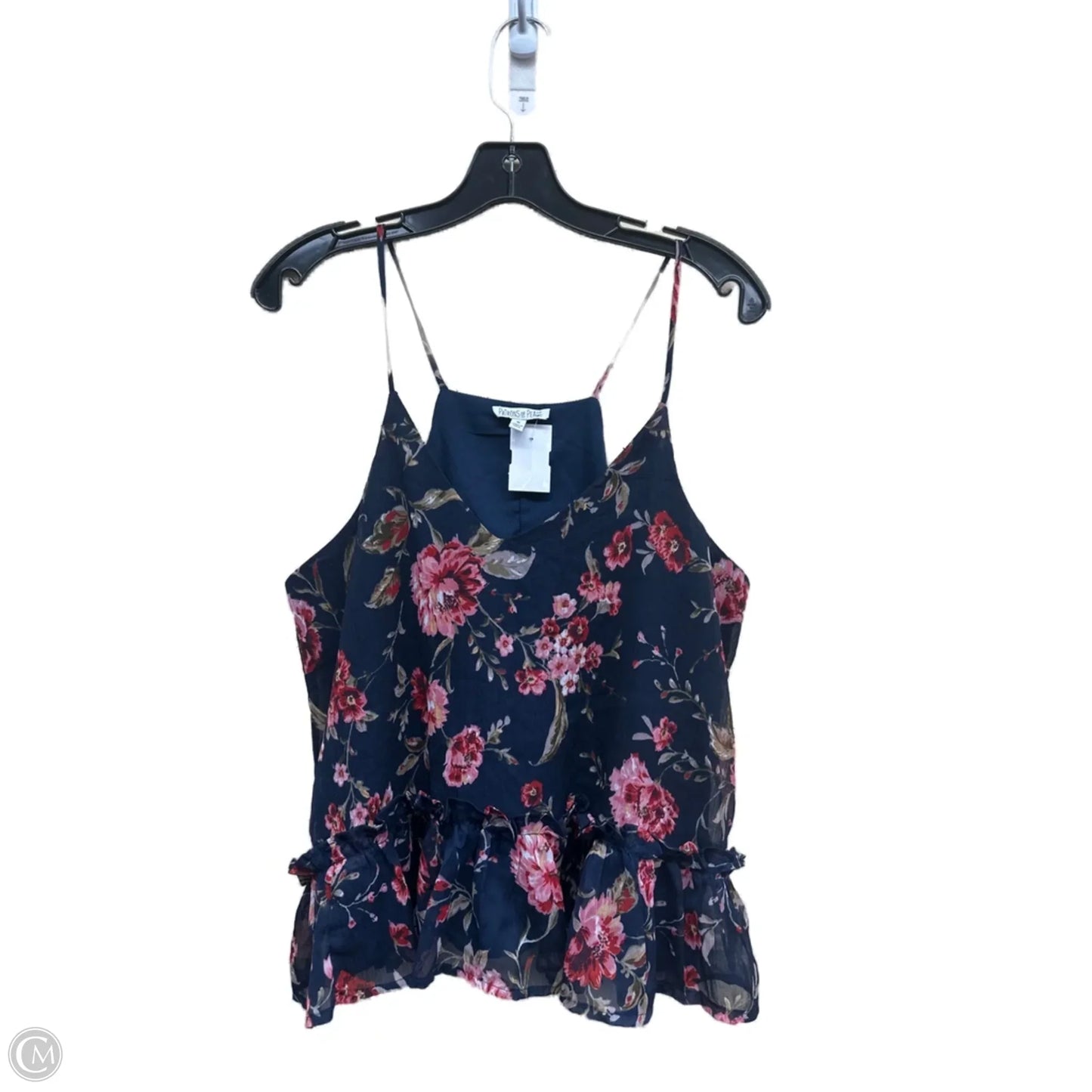 Top Sleeveless By Clothes Mentor In Floral Print, Size: M