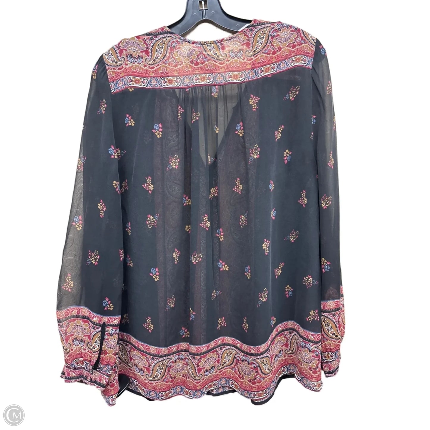 Top Long Sleeve By Joie In Multi-colored, Size: M