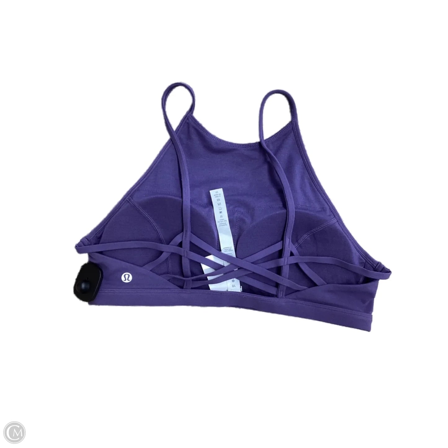 Athletic Bra By Lululemon In Purple, Size: 10