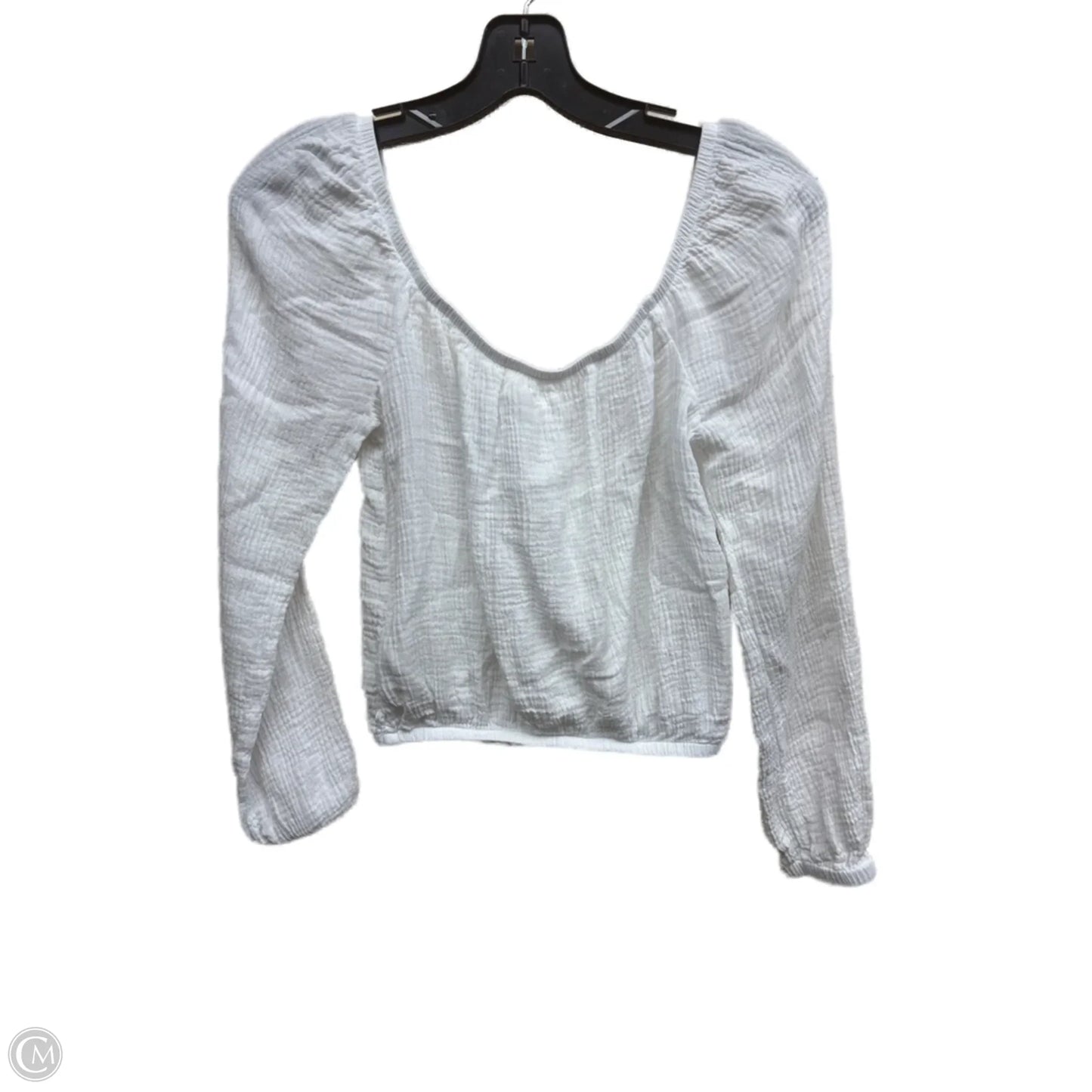 Top Long Sleeve By Cloth & Stone In White, Size: Xxs