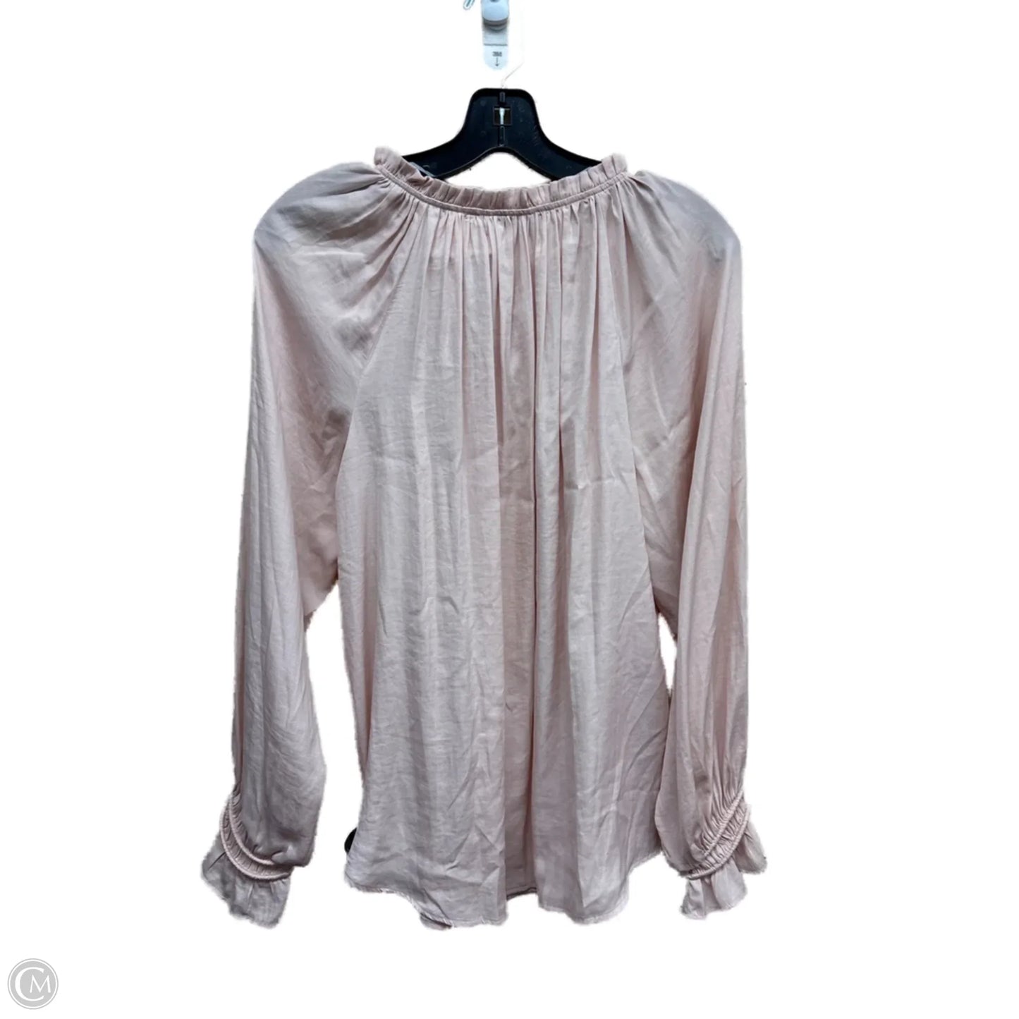 Top Long Sleeve By Loft In Pink, Size: M