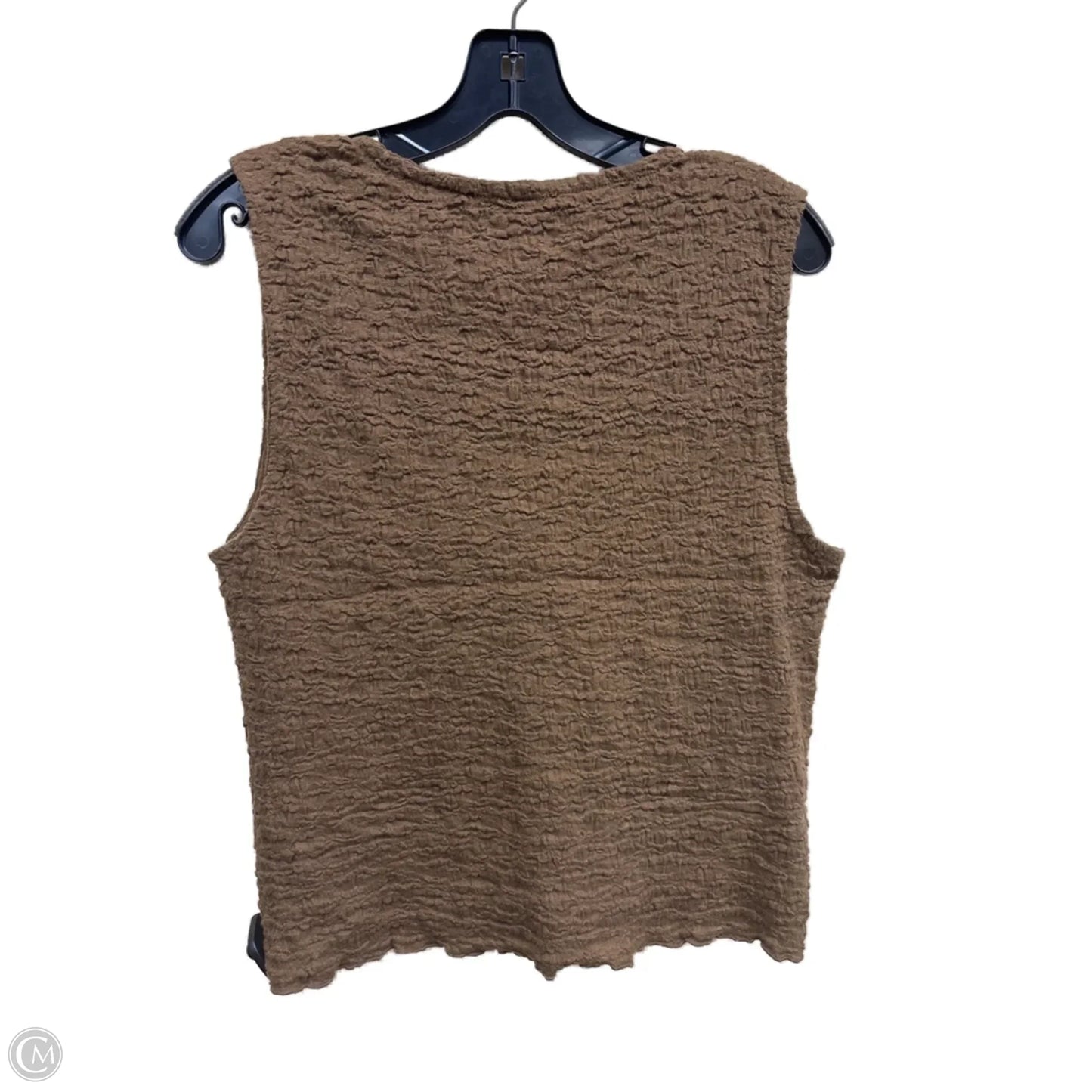 Top Sleeveless By Madewell In Brown, Size: Xl