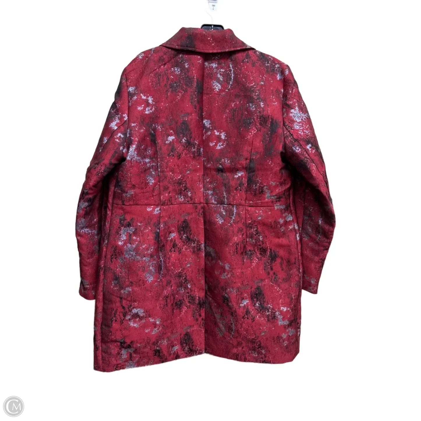 Jacket Other By Chicos In Red & Silver, Size: M