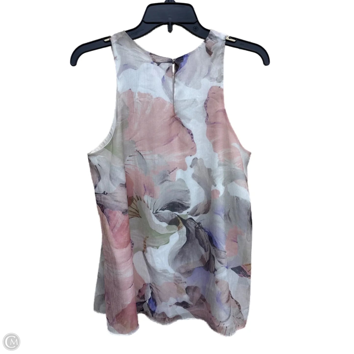 Top Sleeveless By Vince Camuto In Floral Print, Size: M