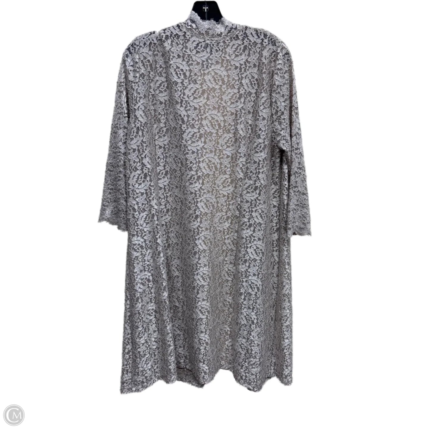 Sweater Cardigan By Alex Evenings In Gold, Size: M