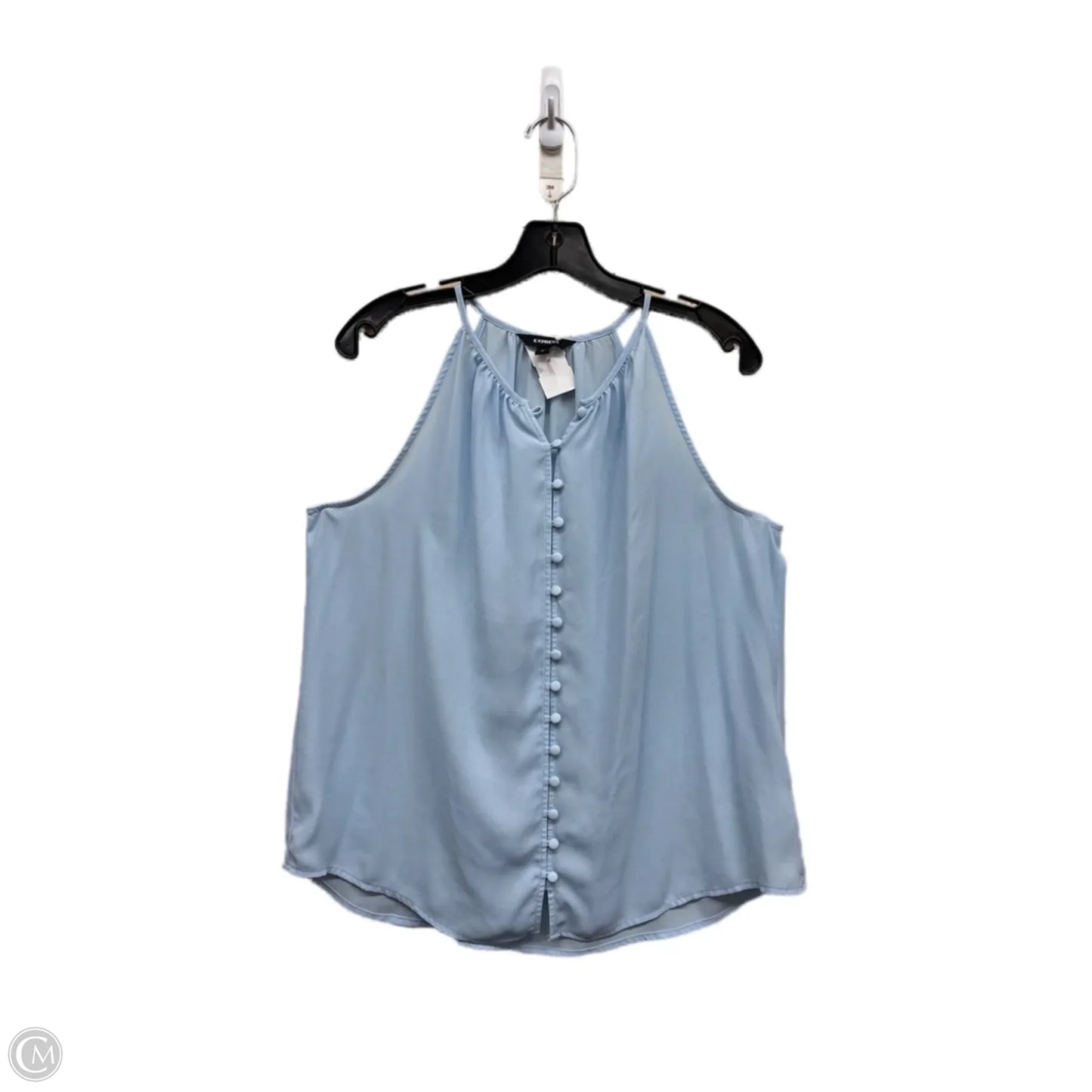 Top Sleeveless By Express In Blue, Size: L