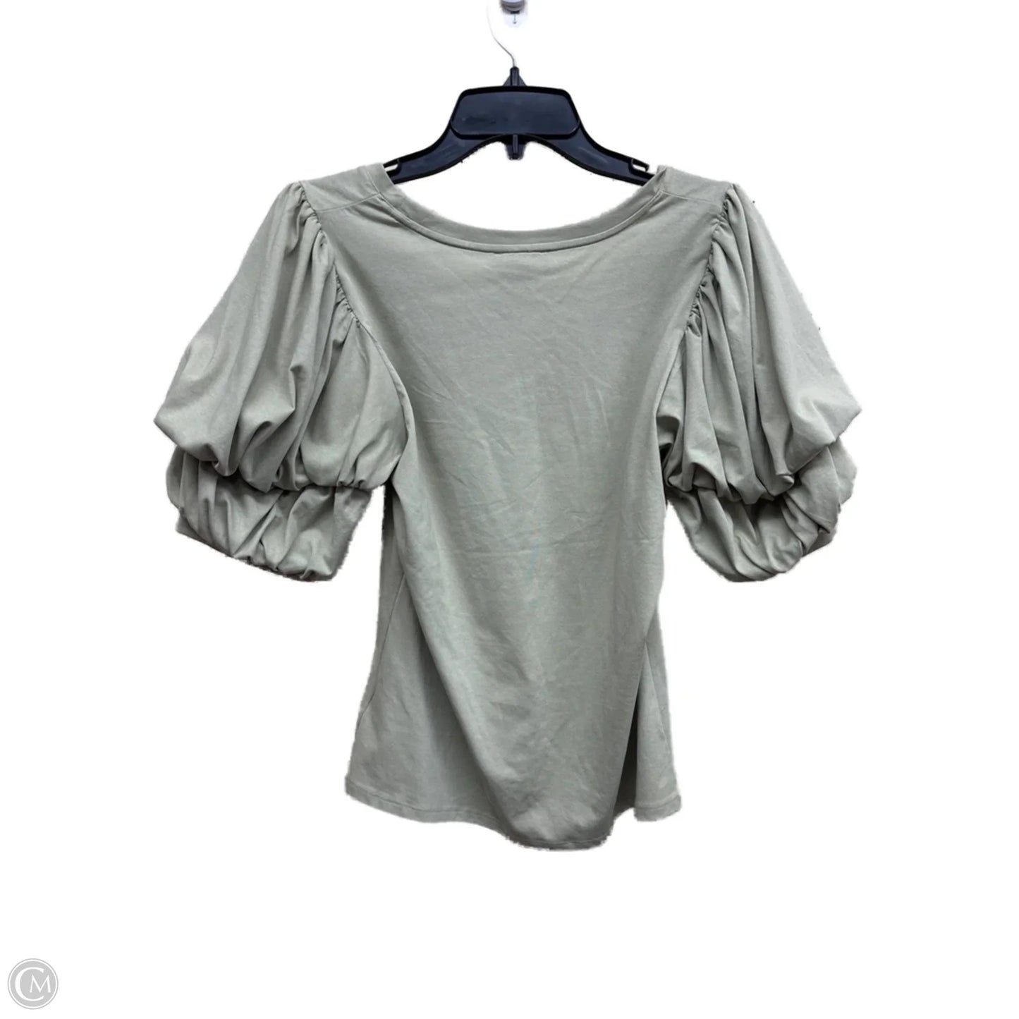 Top Short Sleeve By Express In Green, Size: M