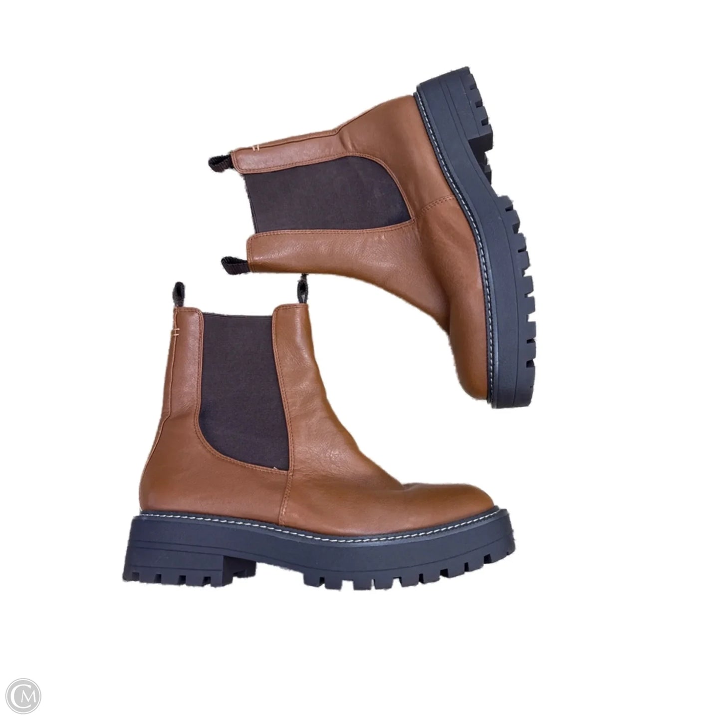 Boots Ankle Flats By Sam Edelman In Brown, Size: 9