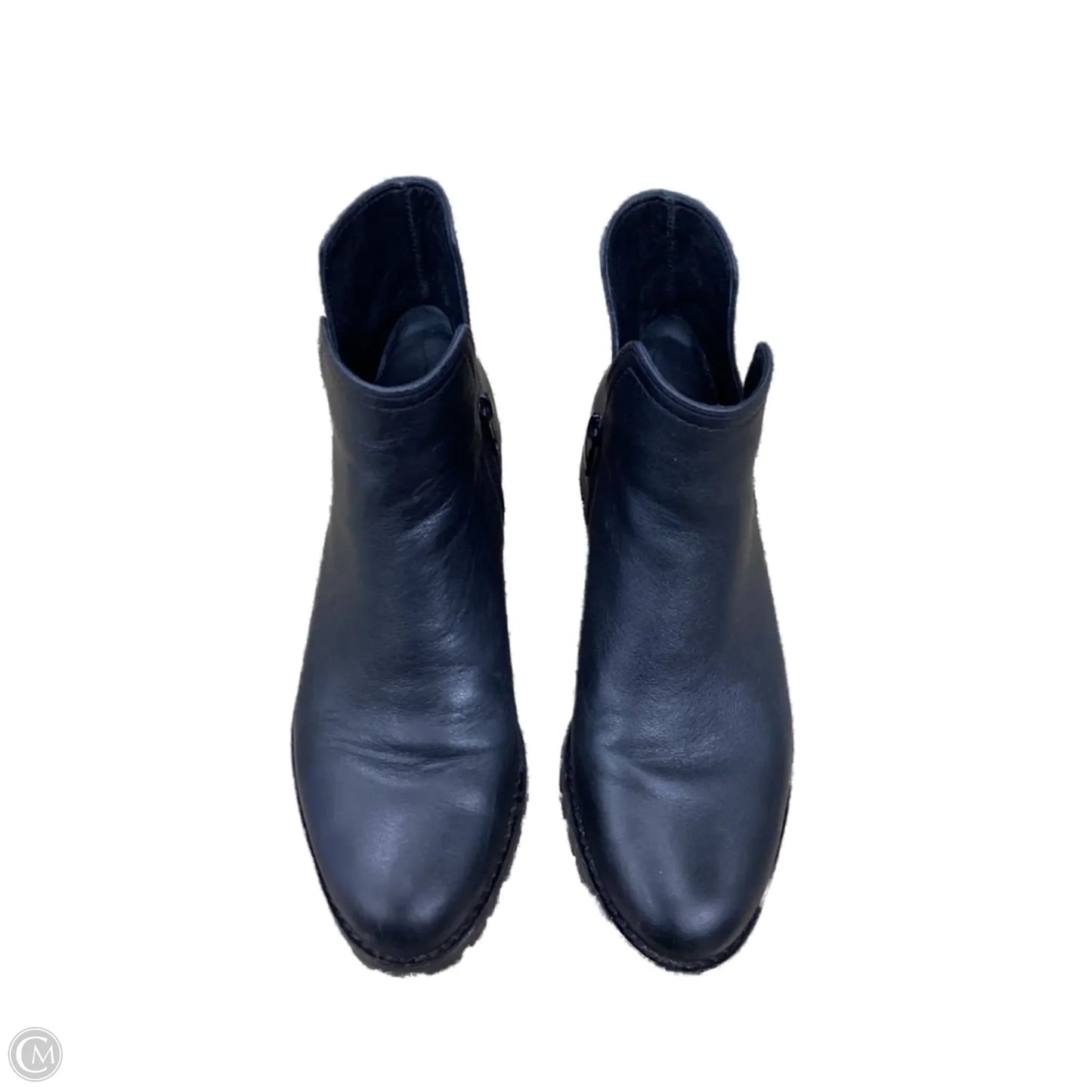 Boots Ankle Heels By Vince In Black, Size: 7