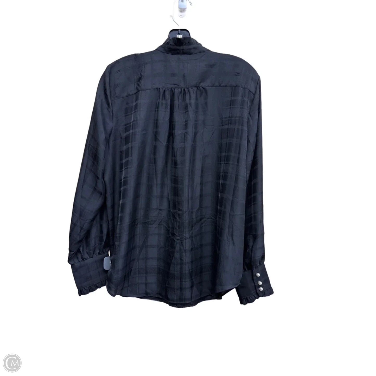 Top Long Sleeve By Ann Taylor In Black, Size: L