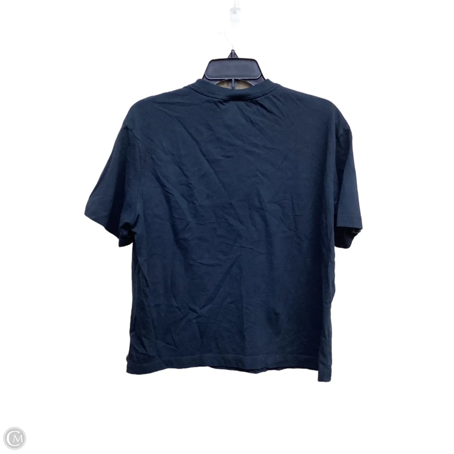 Athletic Top Short Sleeve By Nike In Black, Size: M