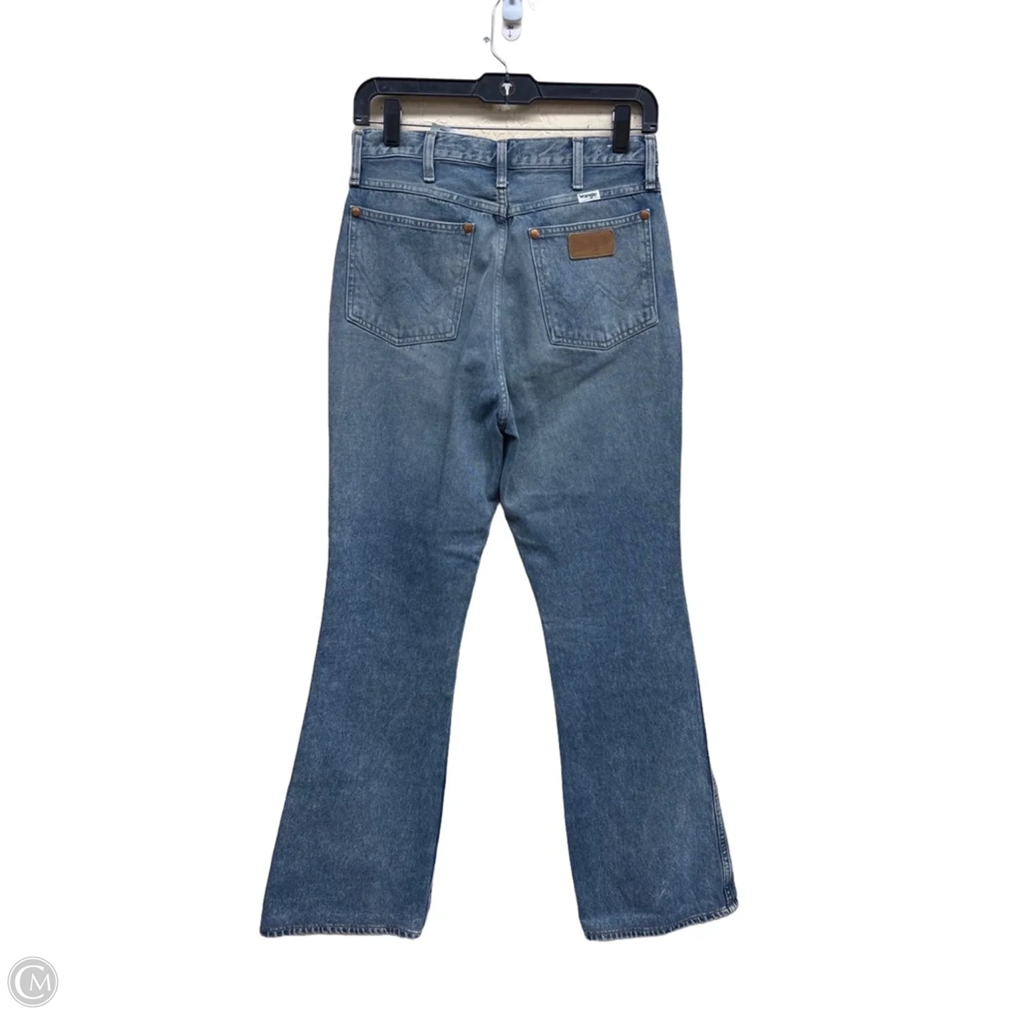 Jeans Straight By Wrangler In Blue Denim, Size: 6