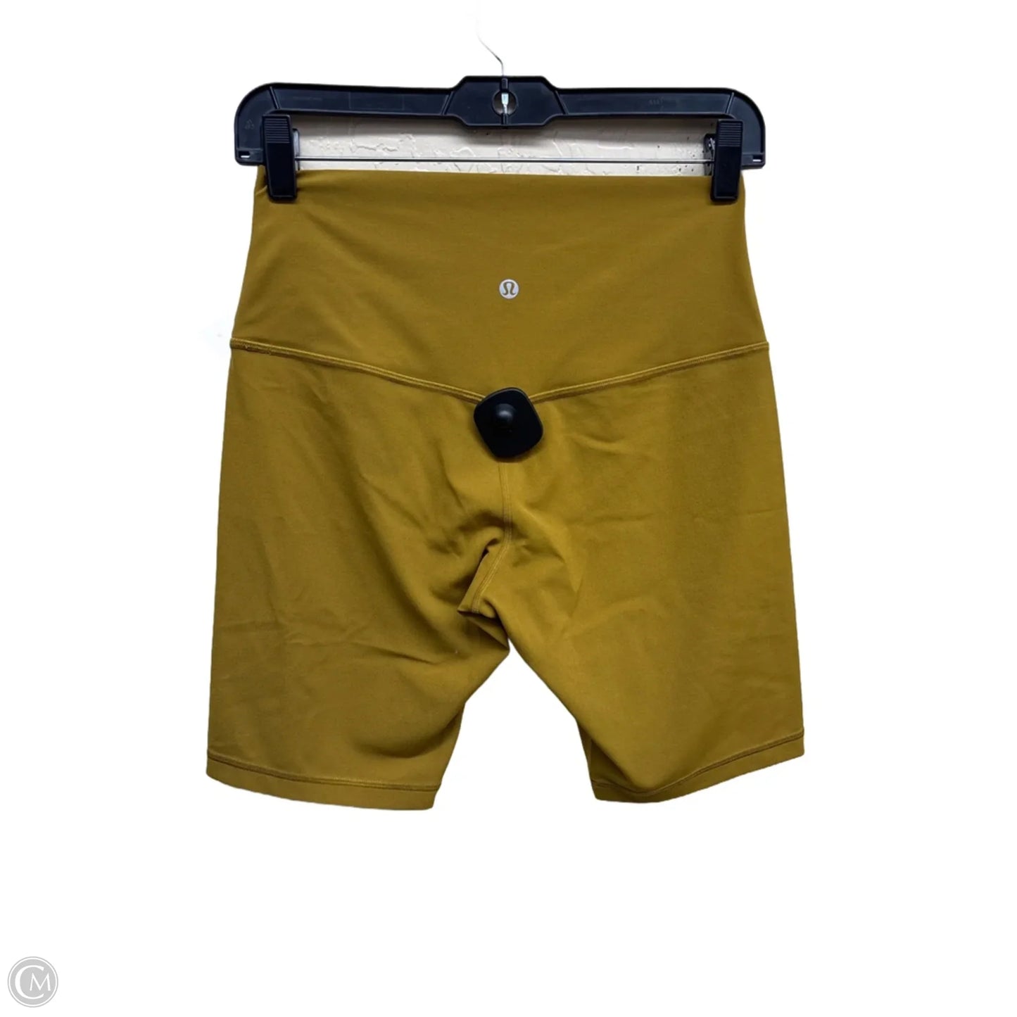 Athletic Shorts By Lululemon In Yellow, Size: 8