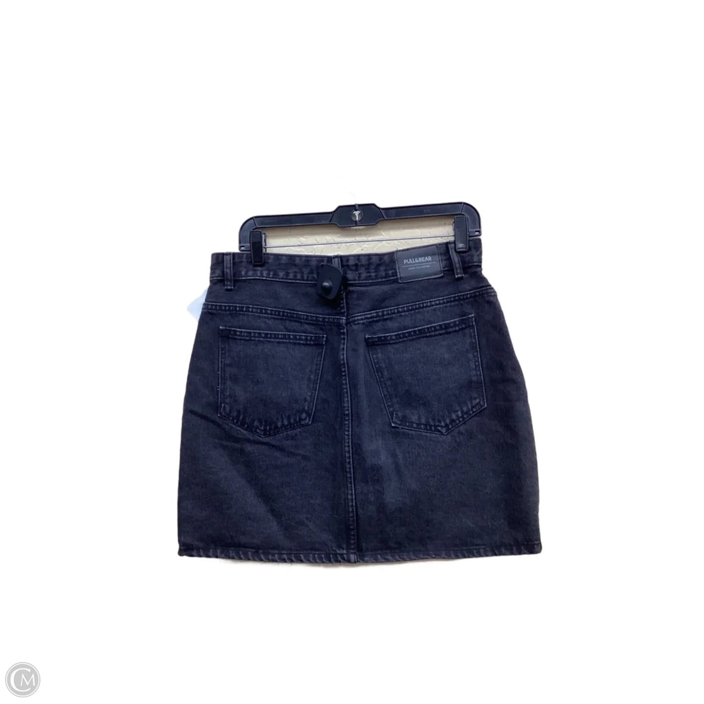 Skirt Mini & Short By Clothes Mentor In Black Denim, Size: L