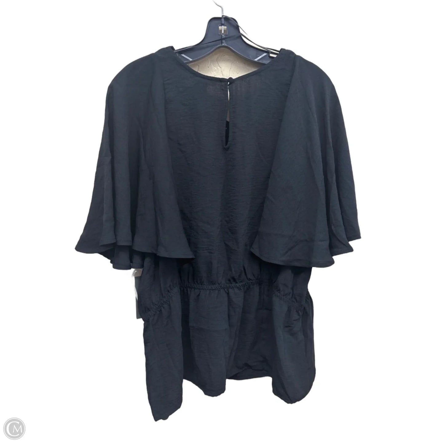Top Long Sleeve By Vince Camuto In Black, Size: L