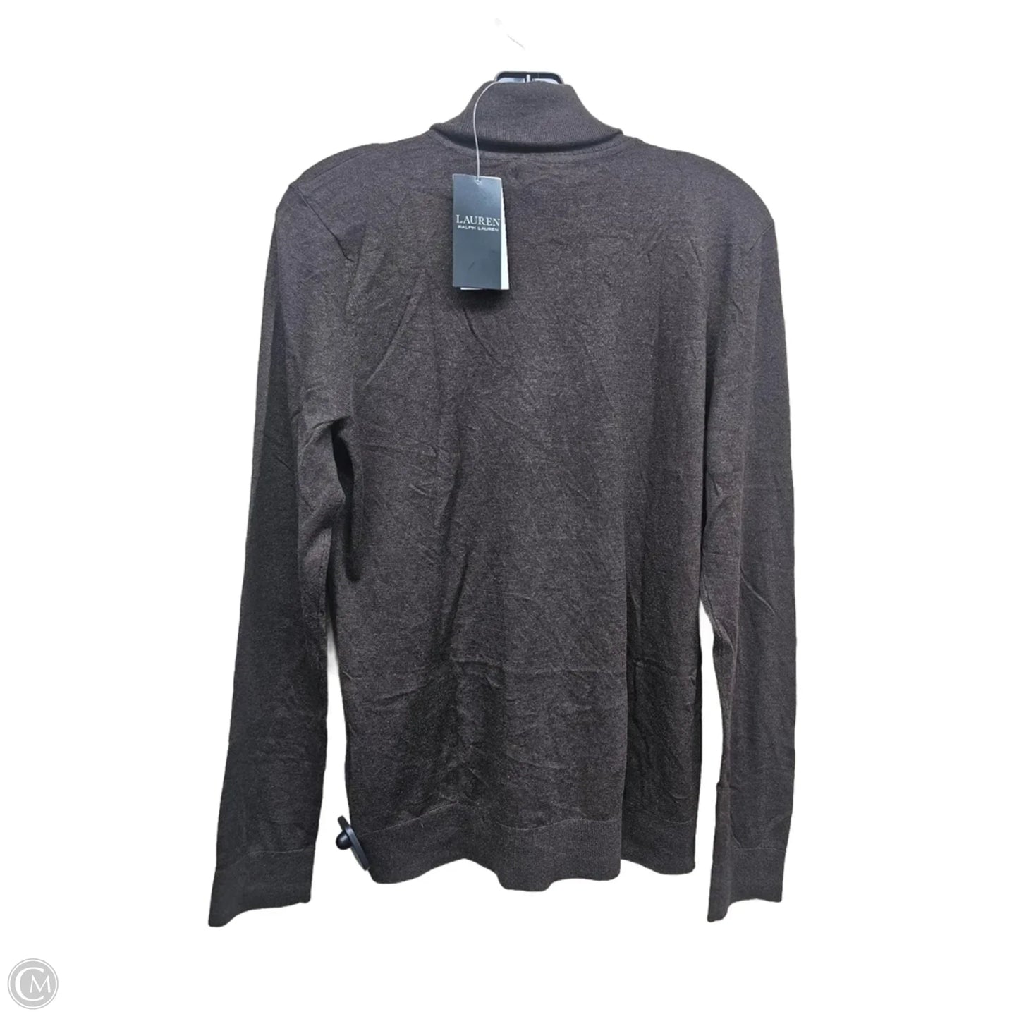 Top Long Sleeve By Ralph Lauren In Brown, Size: L