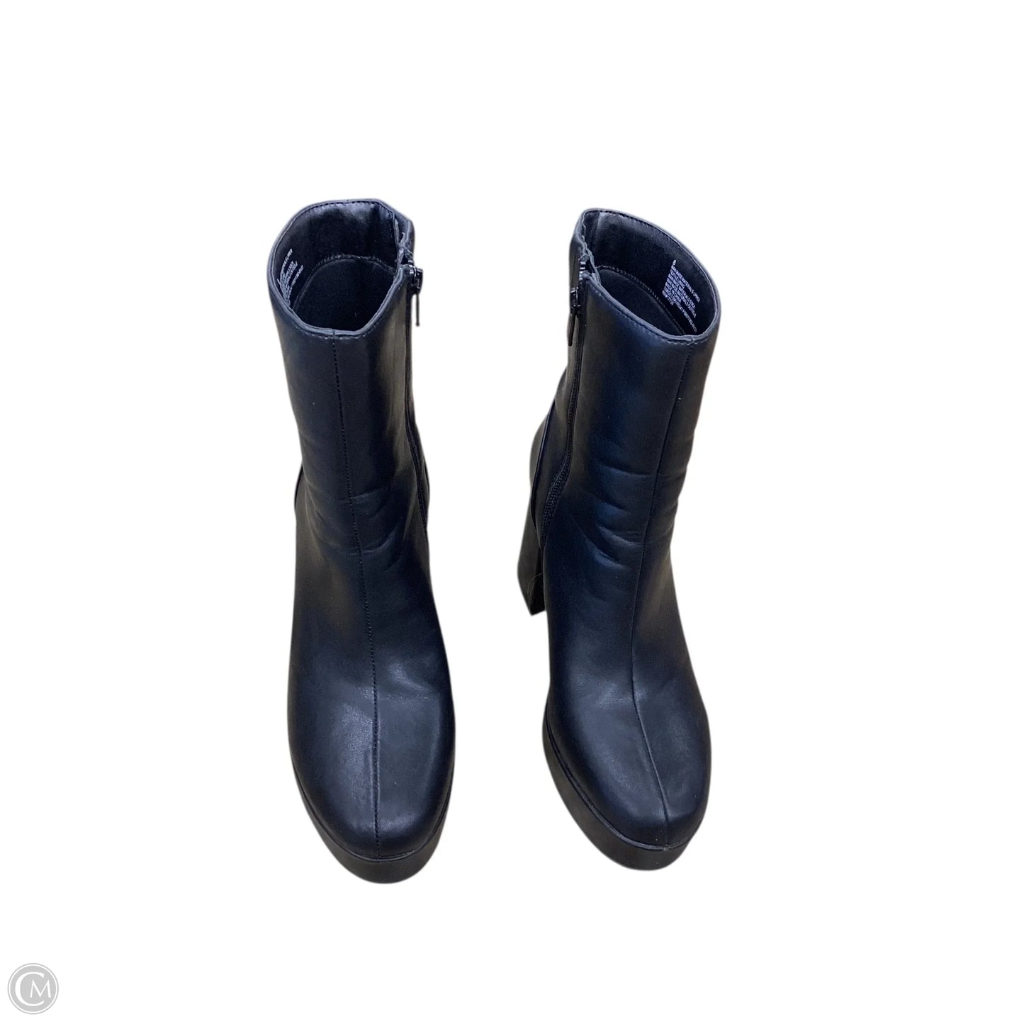 Boots Ankle Heels By A New Day In Black, Size: 8