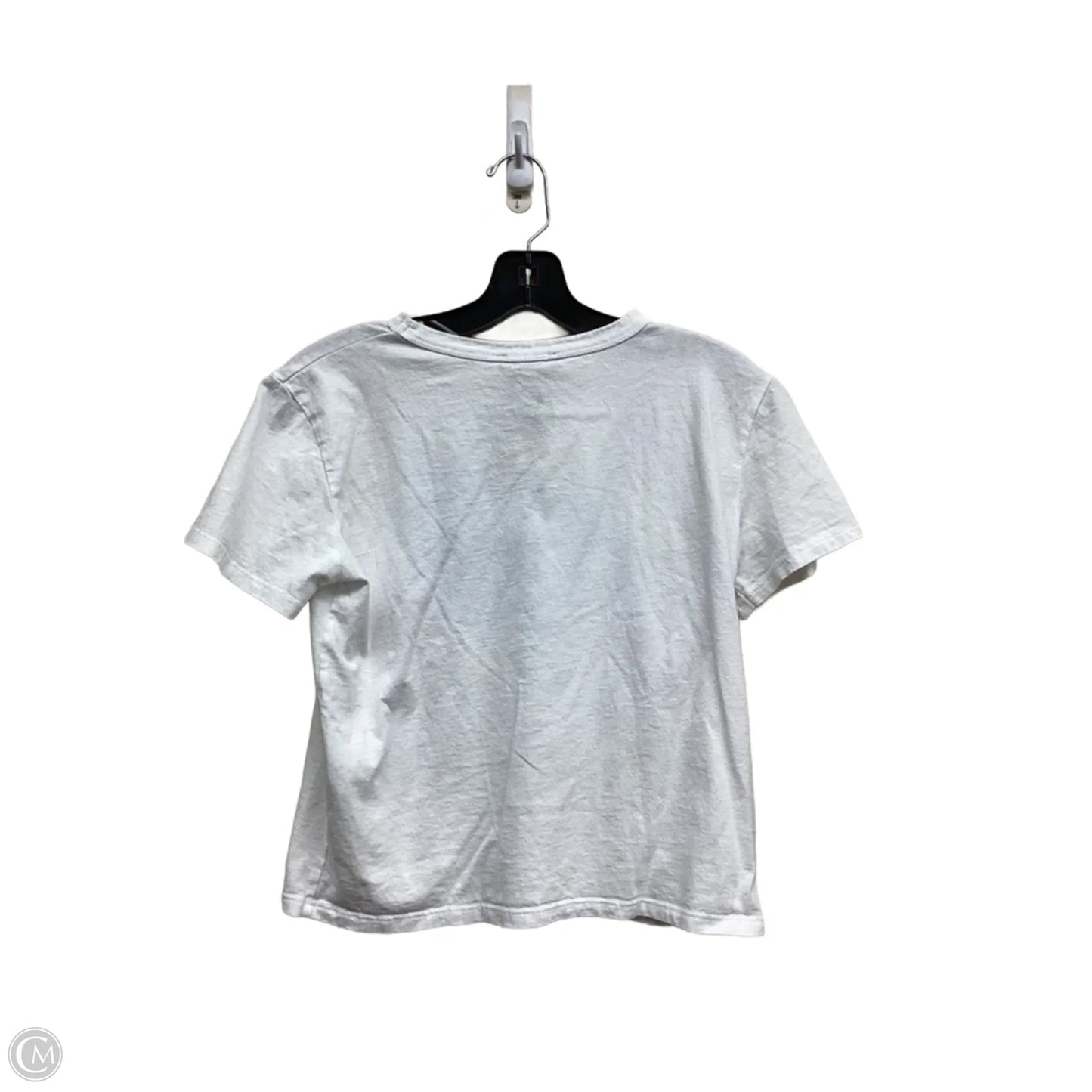 Top Short Sleeve By Zara In White, Size: M
