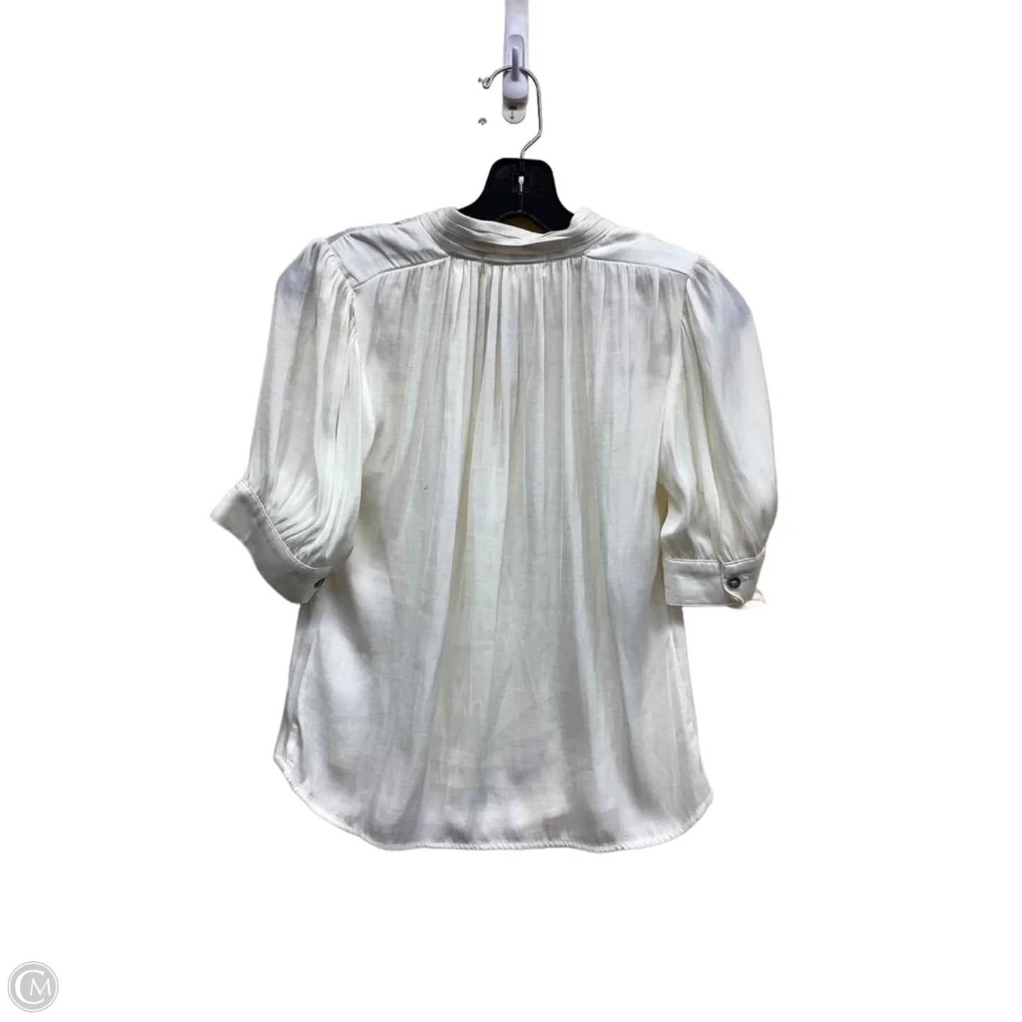 Top Short Sleeve By Treasure And Bond In White, Size: Xxs