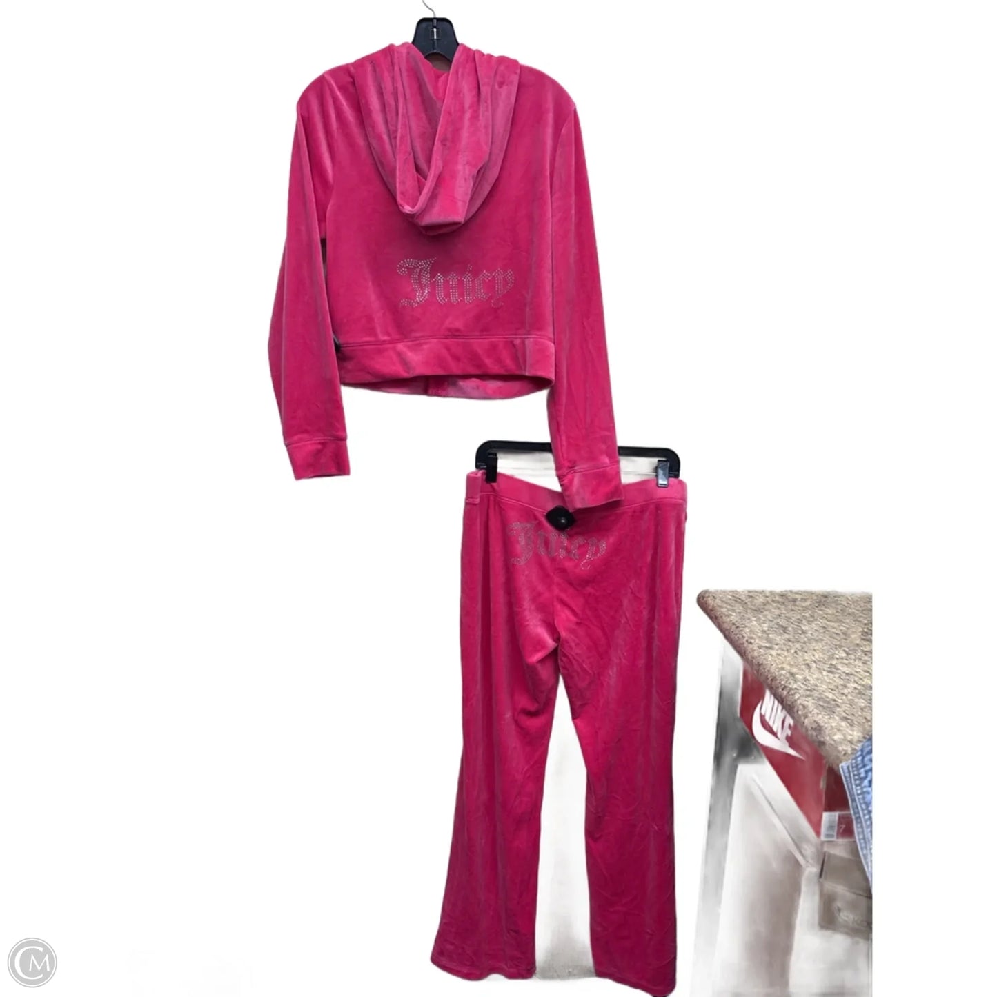 Pants Set 2pc By Juicy Couture In Pink, Size: L