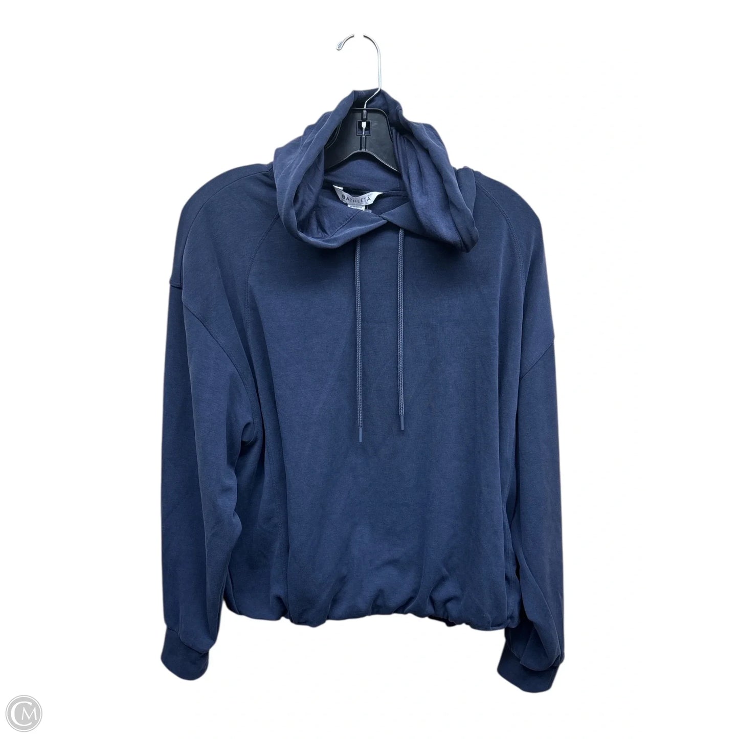 Sweatshirt Hoodie By Athleta In Blue, Size: M