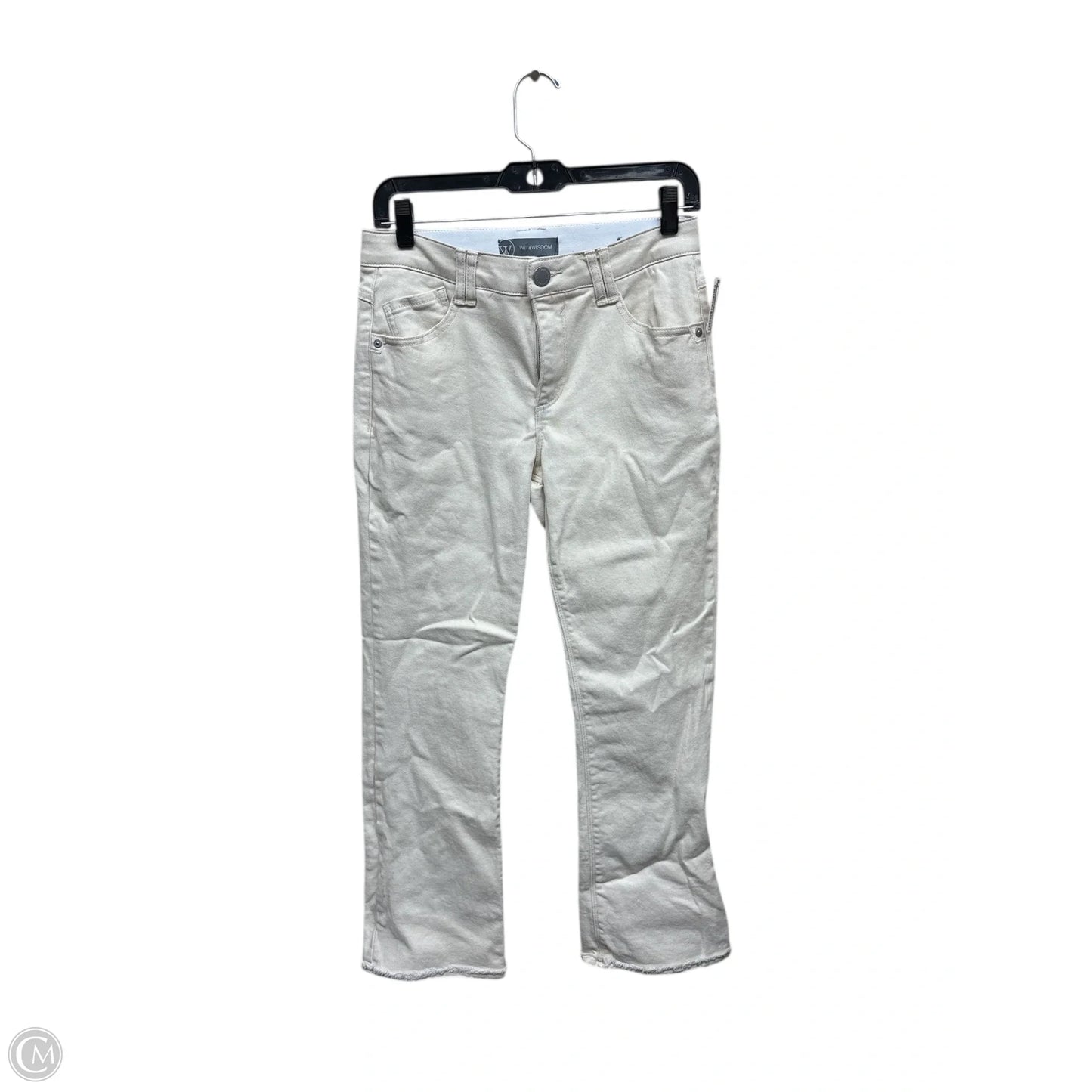 Jeans Straight By Wit & Wisdom In Tan, Size: 4