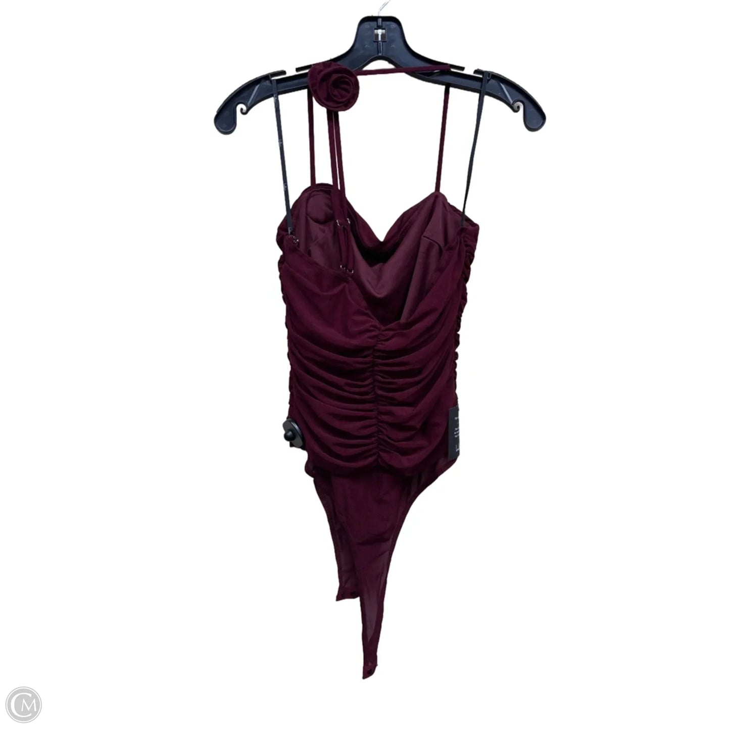 Bodysuit By Lulus In Maroon, Size: L