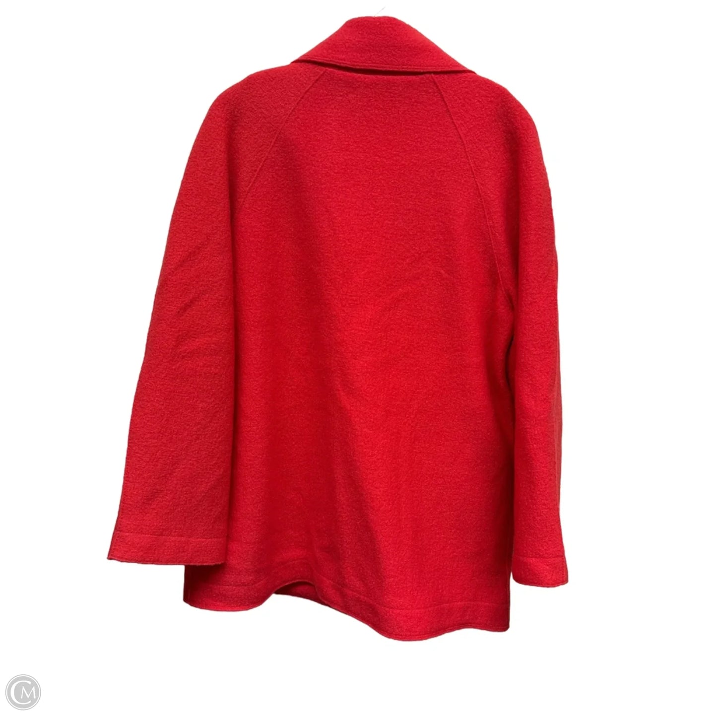 Coat Peacoat By Banana Republic In Red, Size: M
