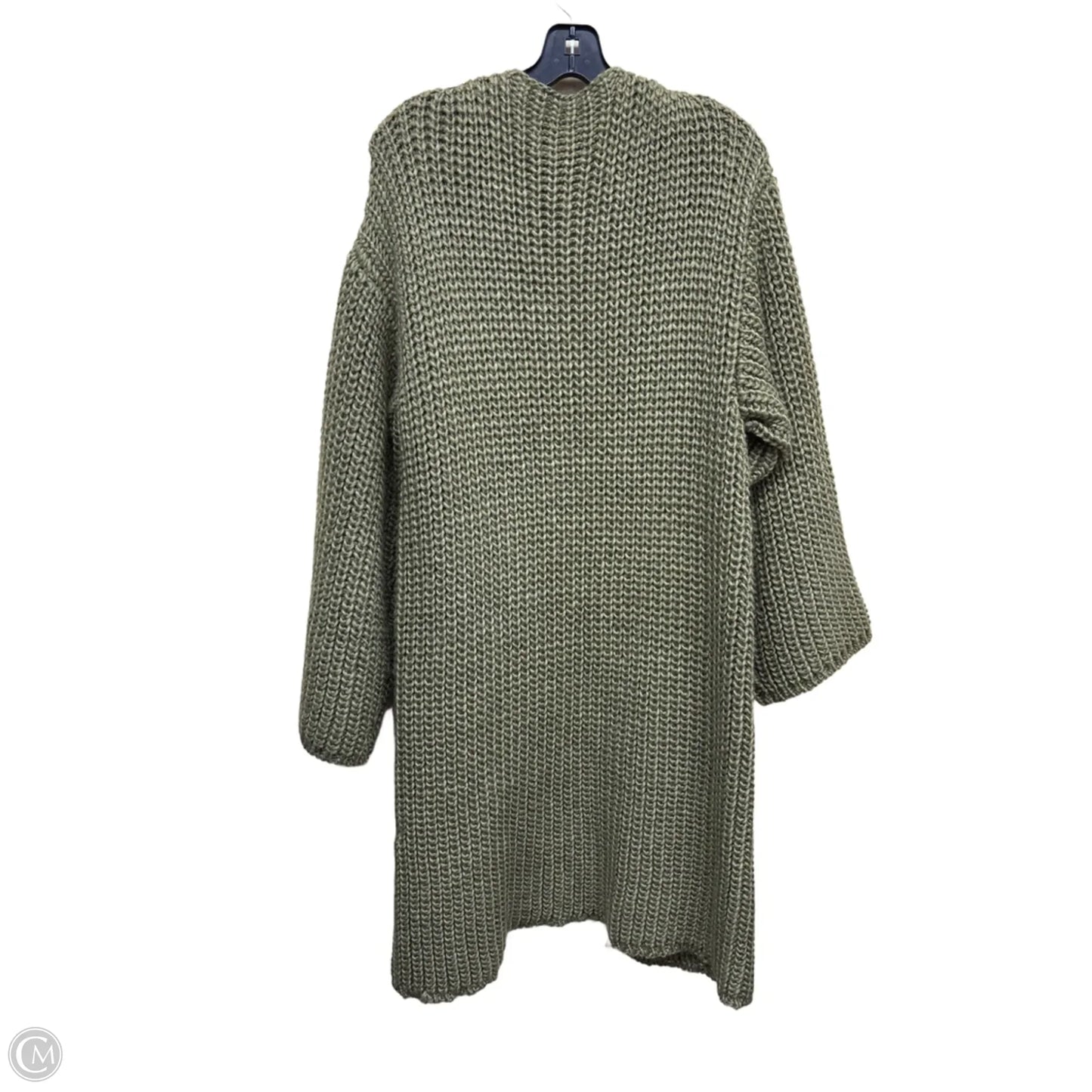 Sweater Cardigan By Anthropologie In Green, Size: Osfm