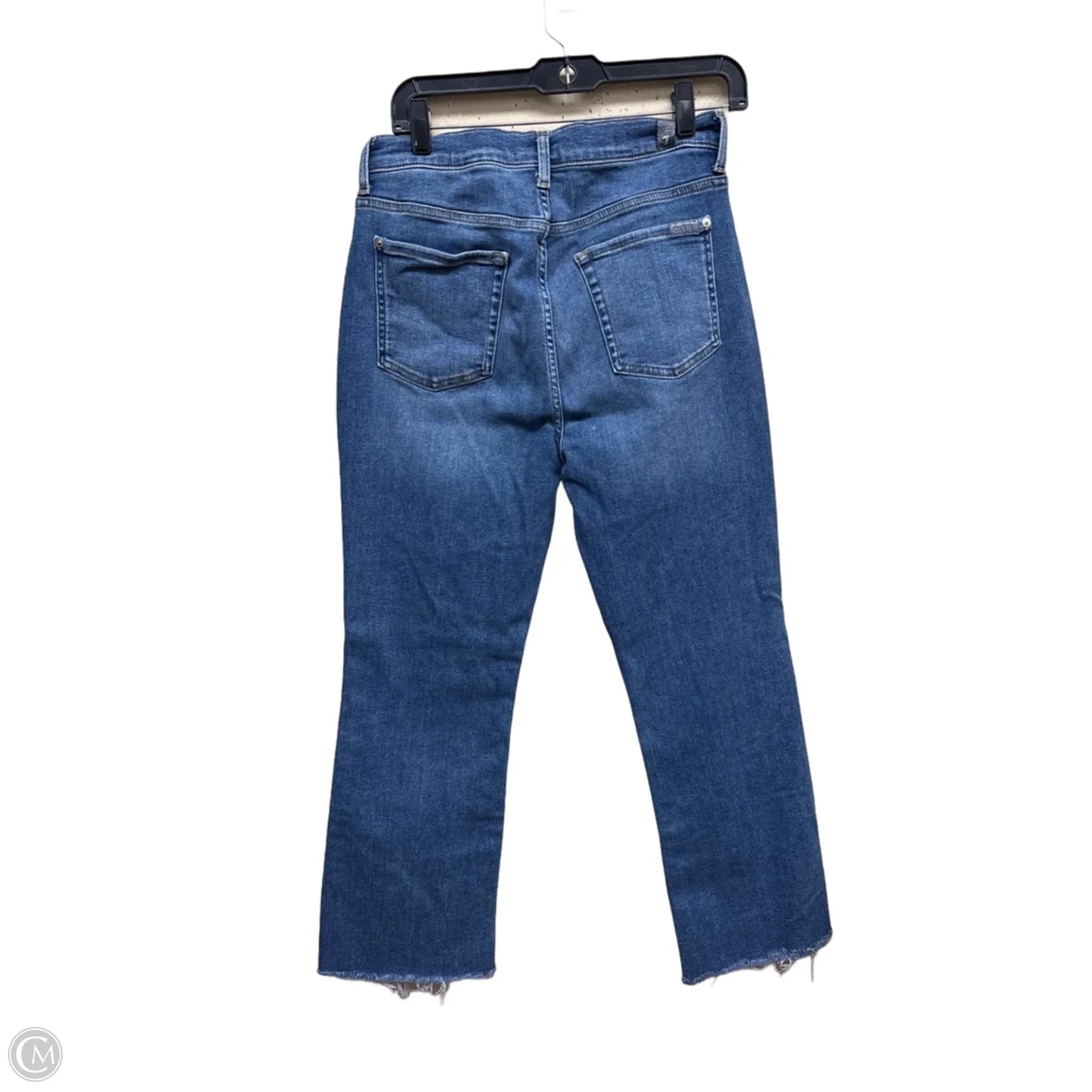 Jeans Straight By 7 For All Mankind In Blue Denim, Size: 10