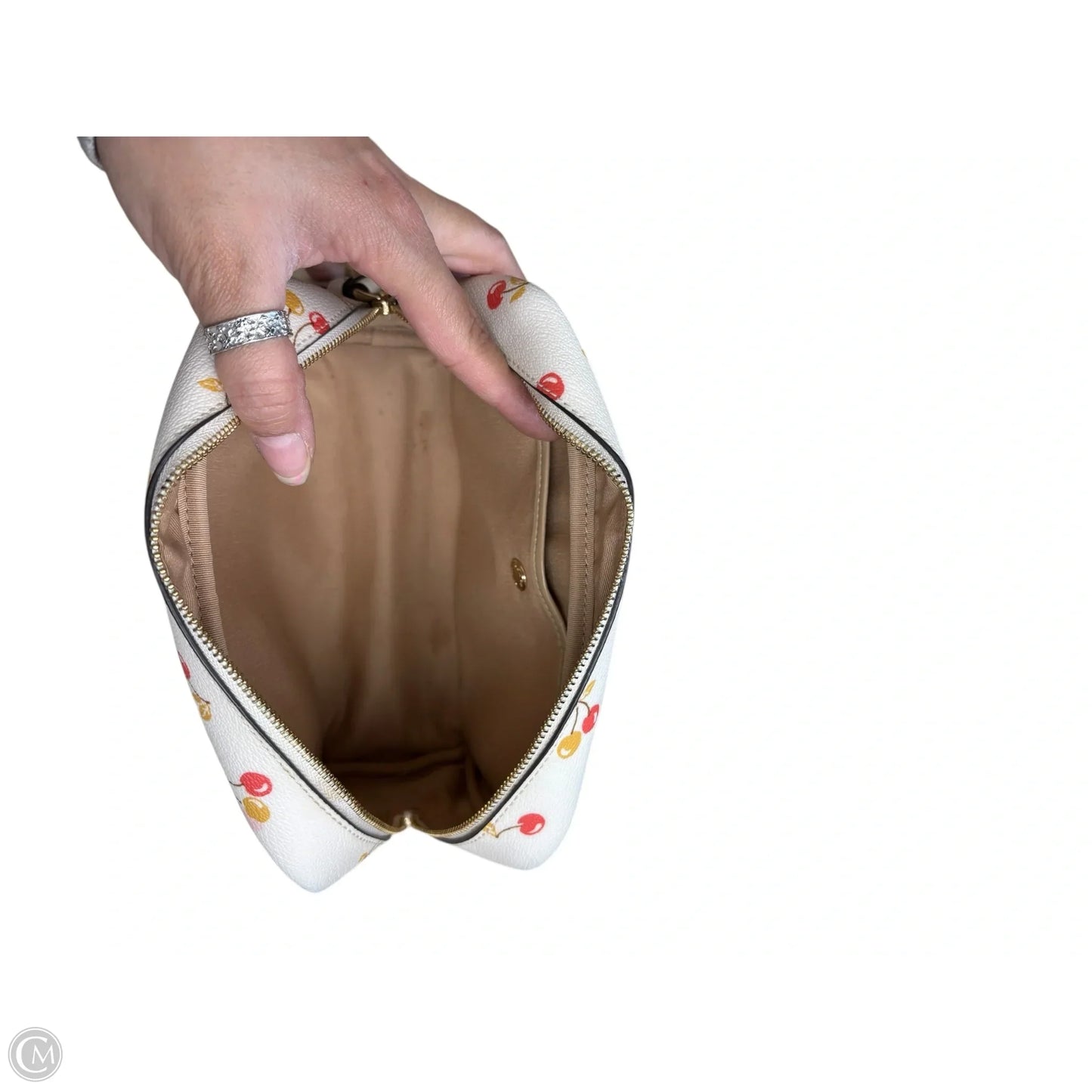 Makeup Bag Designer By Coach, Size: Medium