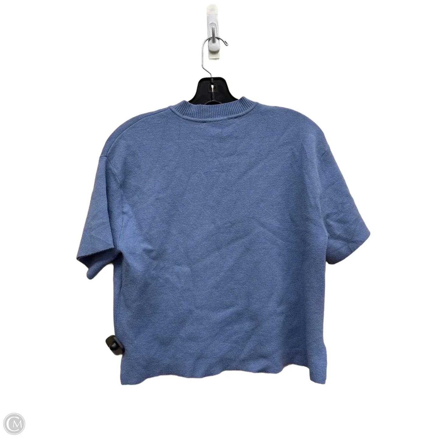 Top Short Sleeve By Abercrombie And Fitch In Blue, Size: Xs