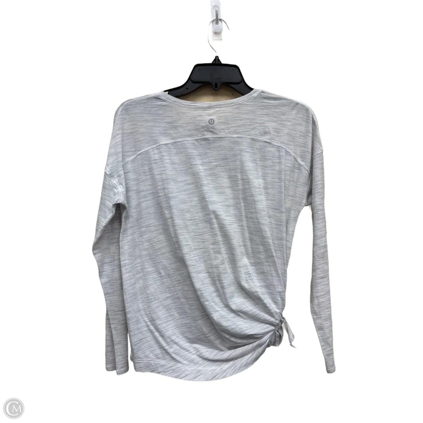 Athletic Top Long Sleeve Crewneck By Lululemon In Grey