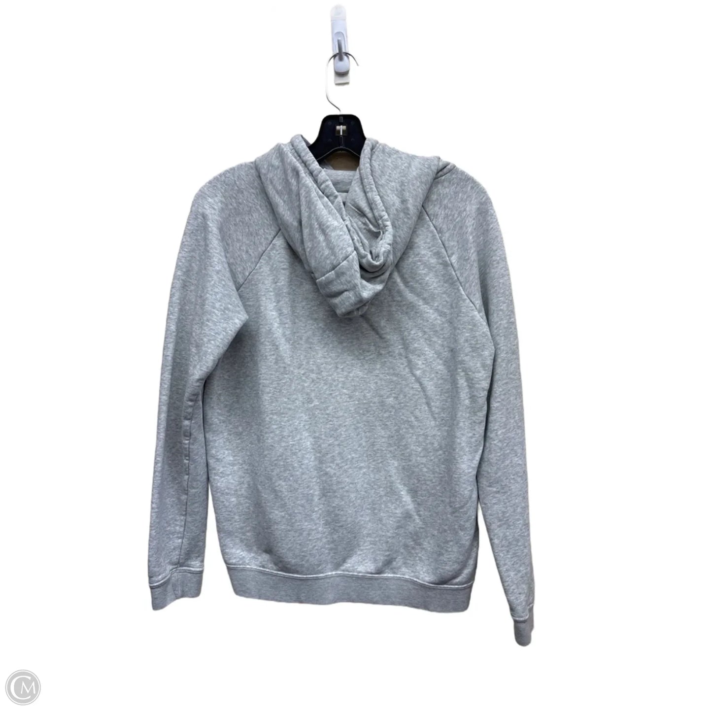Sweatshirt Hoodie By Nike In Grey, Size: S