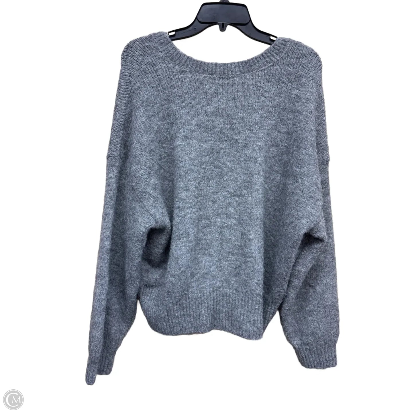 Sweater By Loft In Grey, Size: L