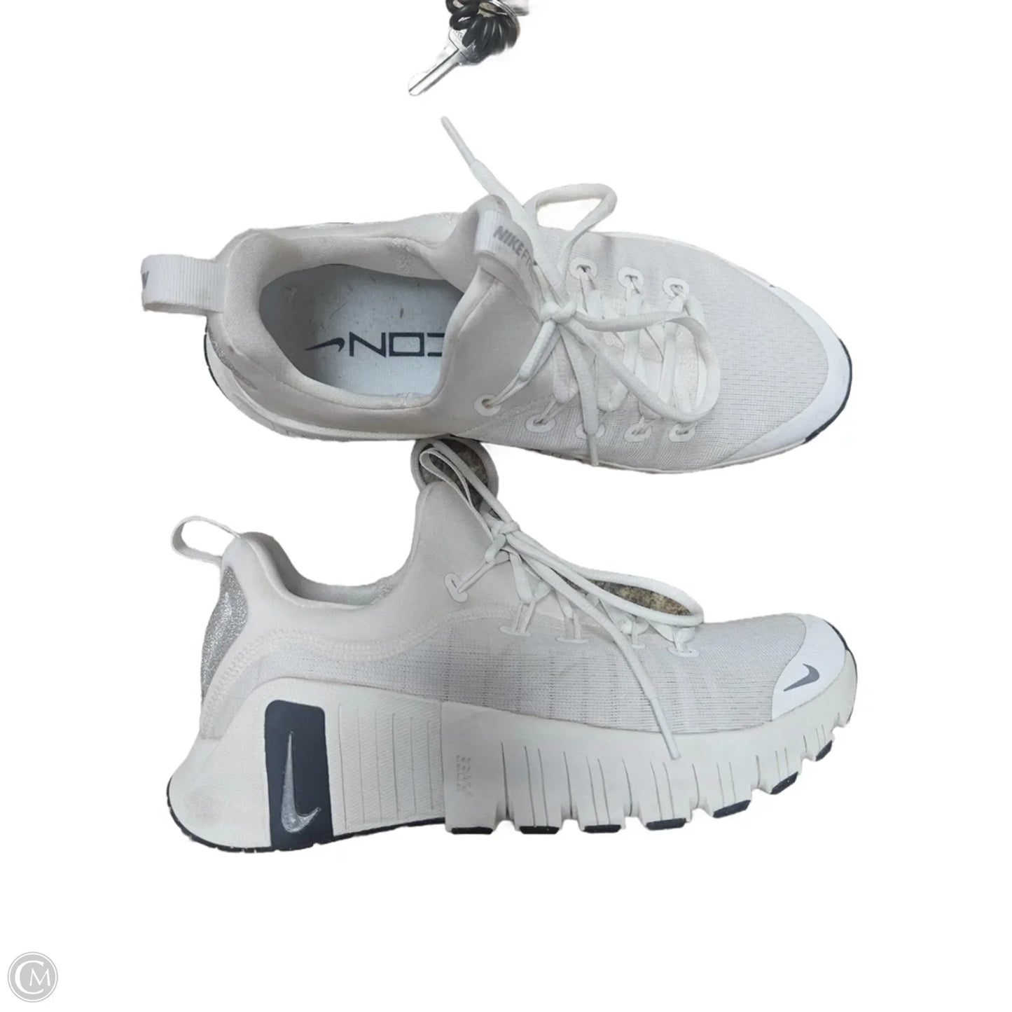 Shoes Athletic By Nike In White, Size: 9