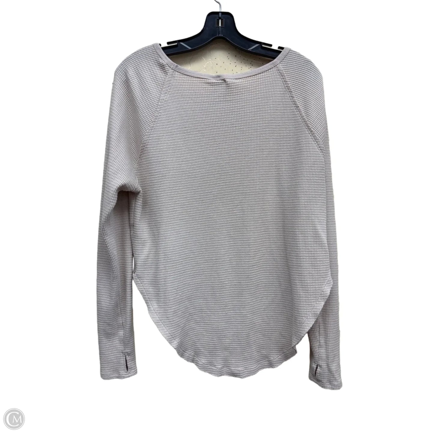 Top Long Sleeve By Joy Lab In Tan, Size: M