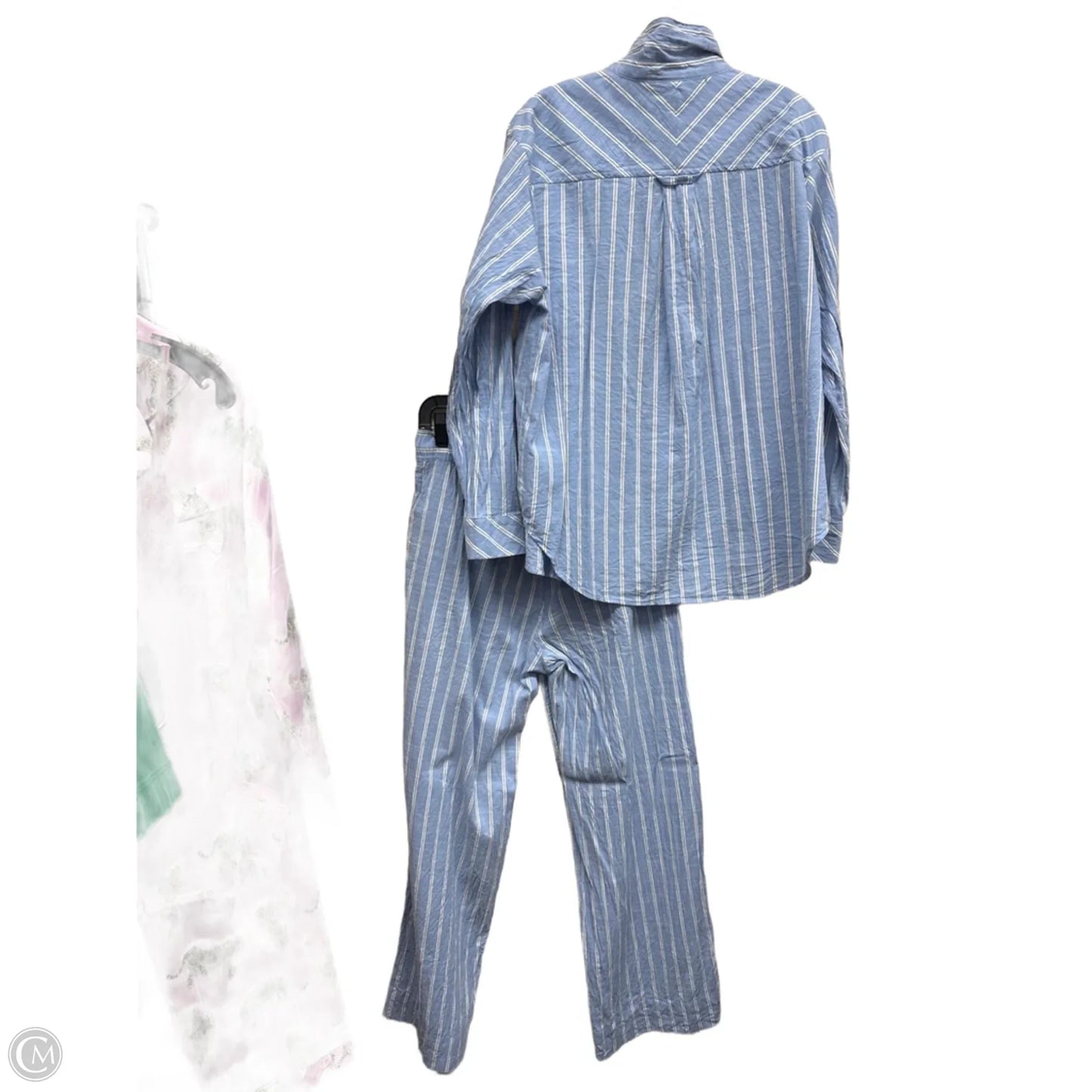 Pajamas 2pc By Auden In Blue, Size: M