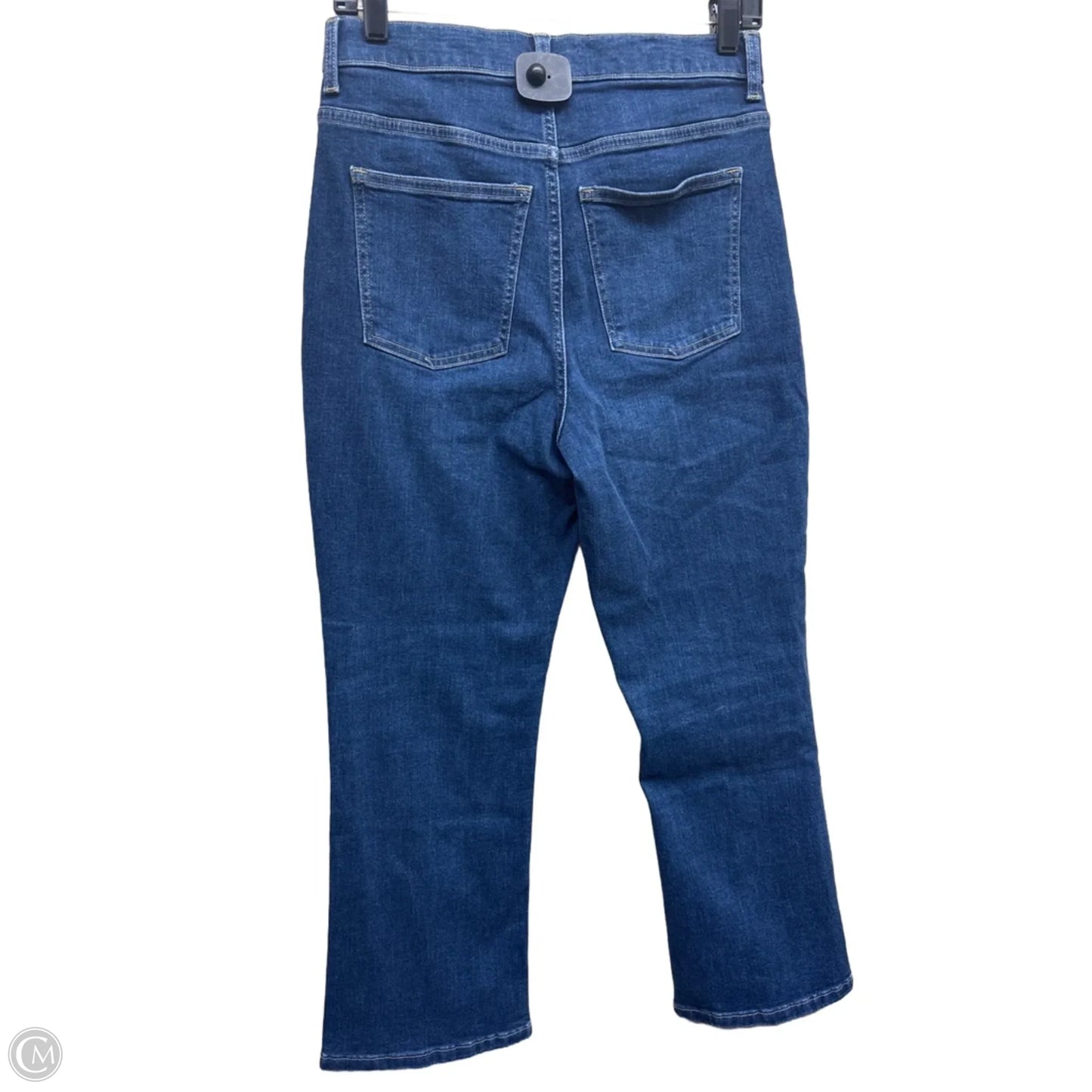 Jeans Straight By Spanx In Blue Denim, Size: 10