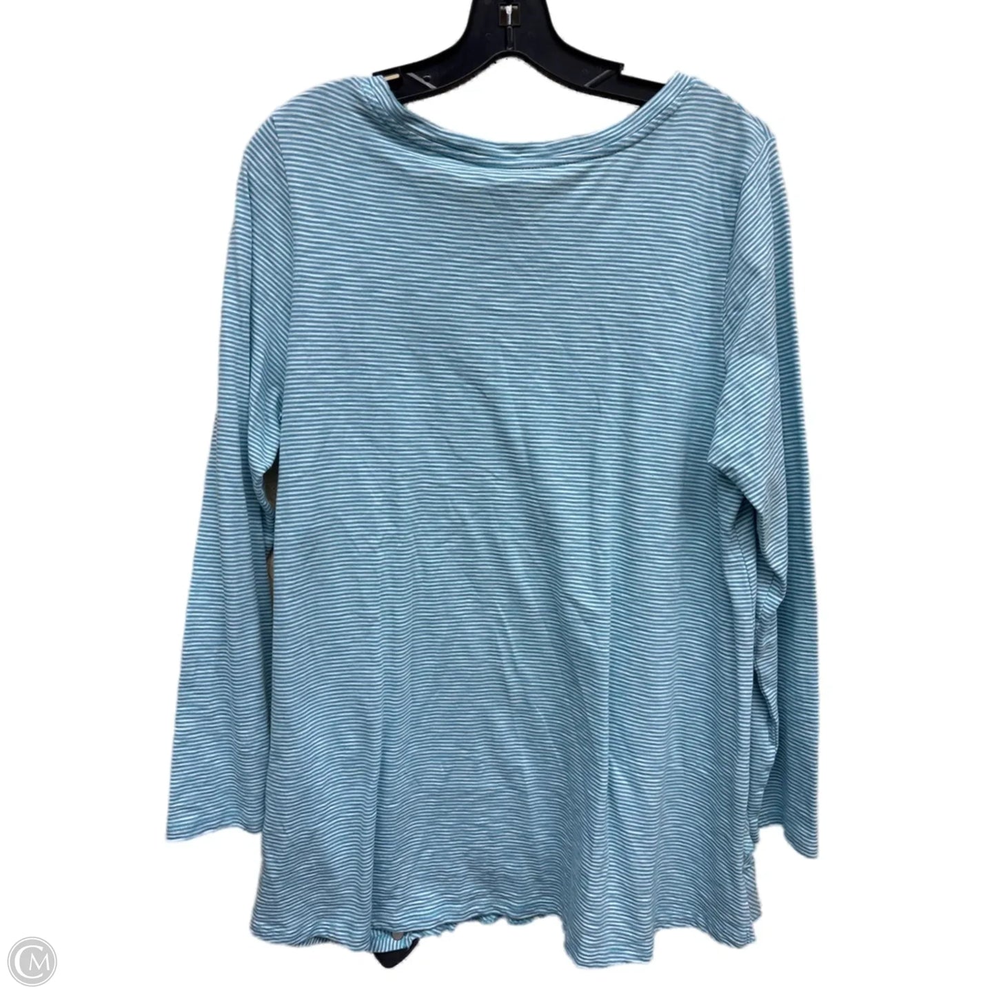 Top Long Sleeve By Soft Surroundings In Striped Pattern, Size: L