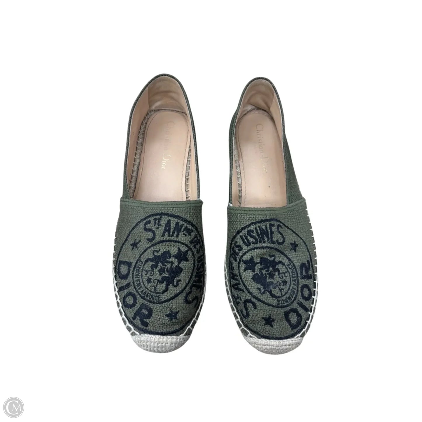 Shoes Luxury Designer By Dior In Green, Size: 8