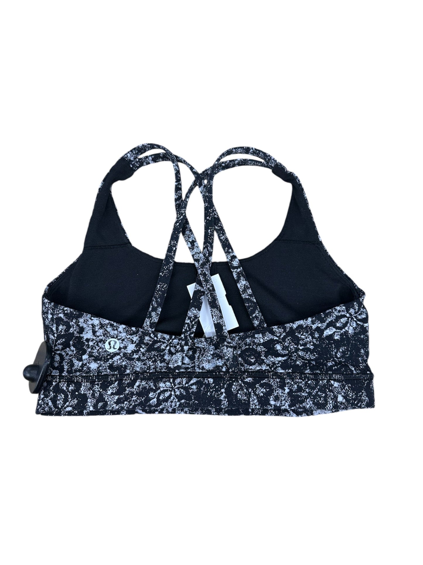 Athletic Bra By Lululemon In Black & White, Size: 6